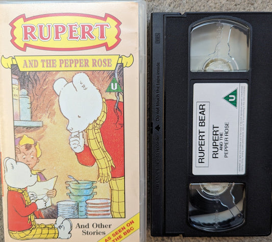 Rupert and the Pepper Rose VHS Video - Flippin Retro Video Shop