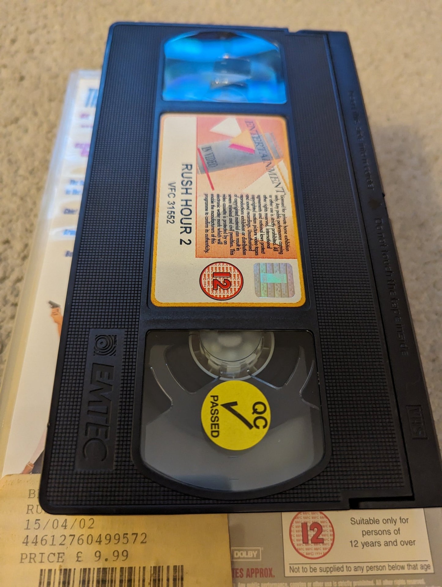 Rush Hour 2 (2001) VHS Video Ex Rental - Flippin Retro Video Shop