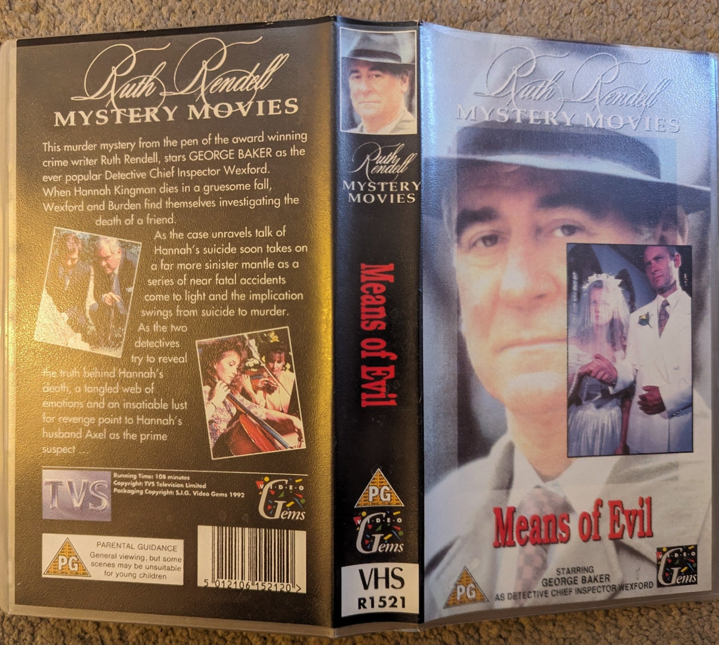 Ruth Rendell Means Of Evil VHS Video - Flippin Retro Video Shop