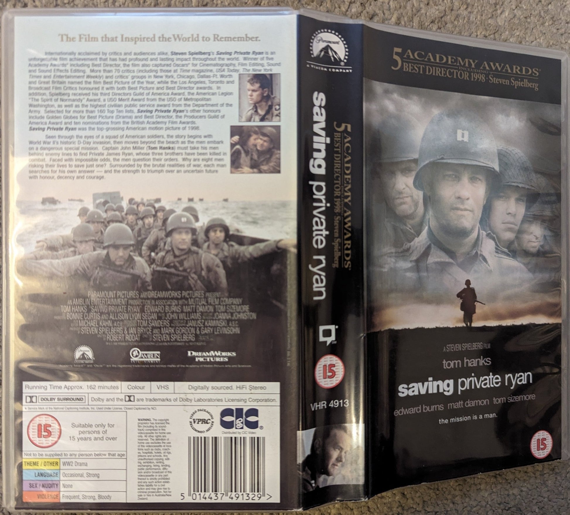 Saving Private Ryan (1998) VHS Video - Flippin Retro Video Shop