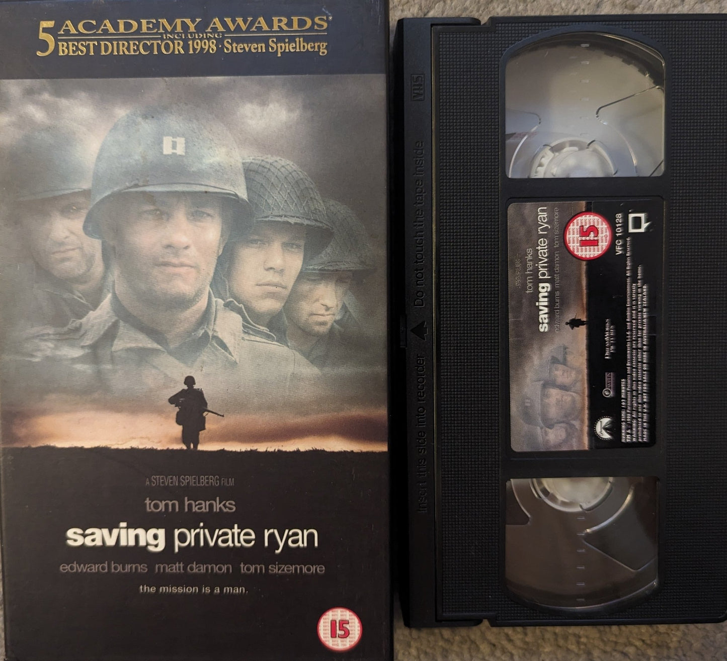 Saving Private Ryan (1998) VHS Video Card Case - Flippin Retro Video Shop