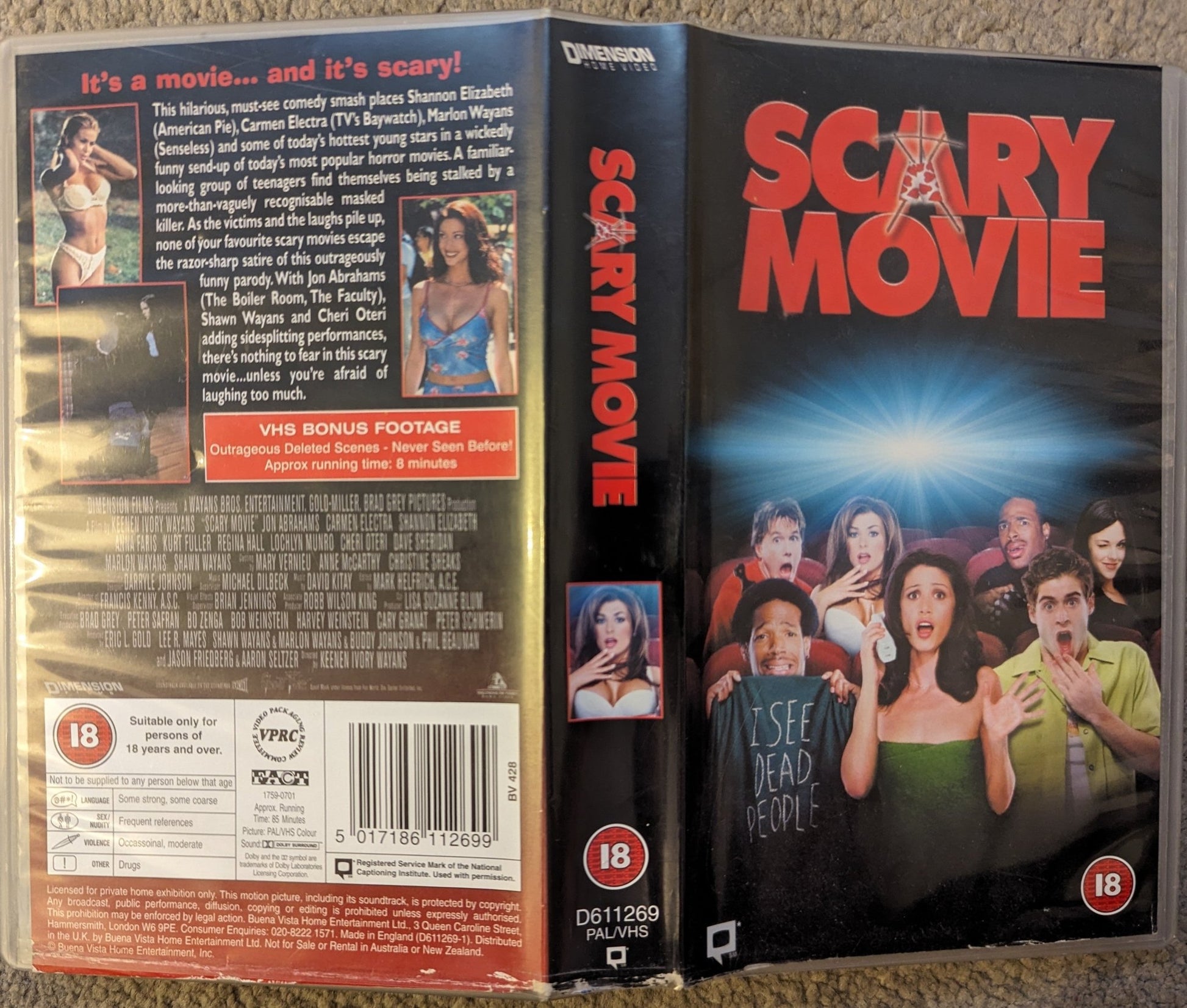 Scary Movie (2001) VHS Video - Flippin Retro Video Shop