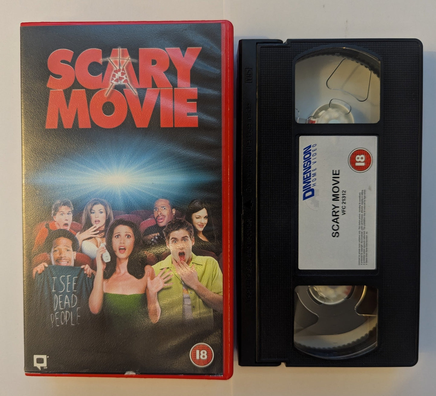 Scary Movie (2001) VHS Video Red Case - Flippin Retro