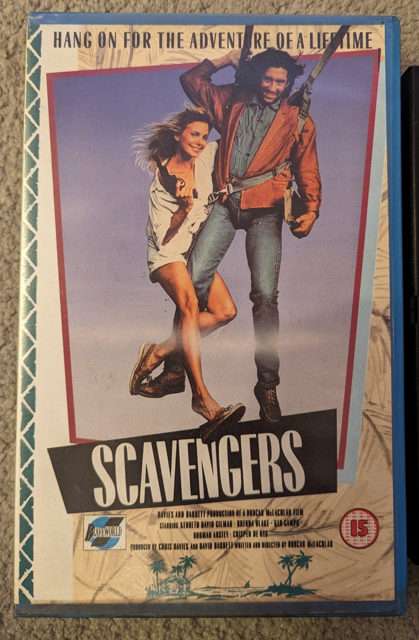 Scavengers (1988) VHS Video Ex Rental - Flippin Retro Video Shop