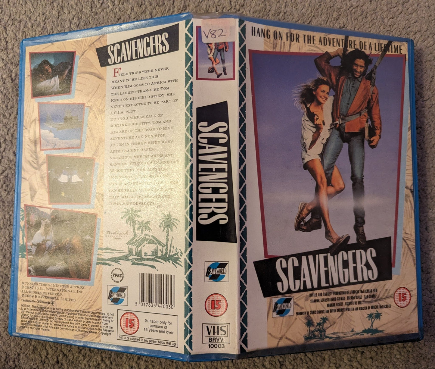 Scavengers (1988) VHS Video Ex Rental - Flippin Retro Video Shop