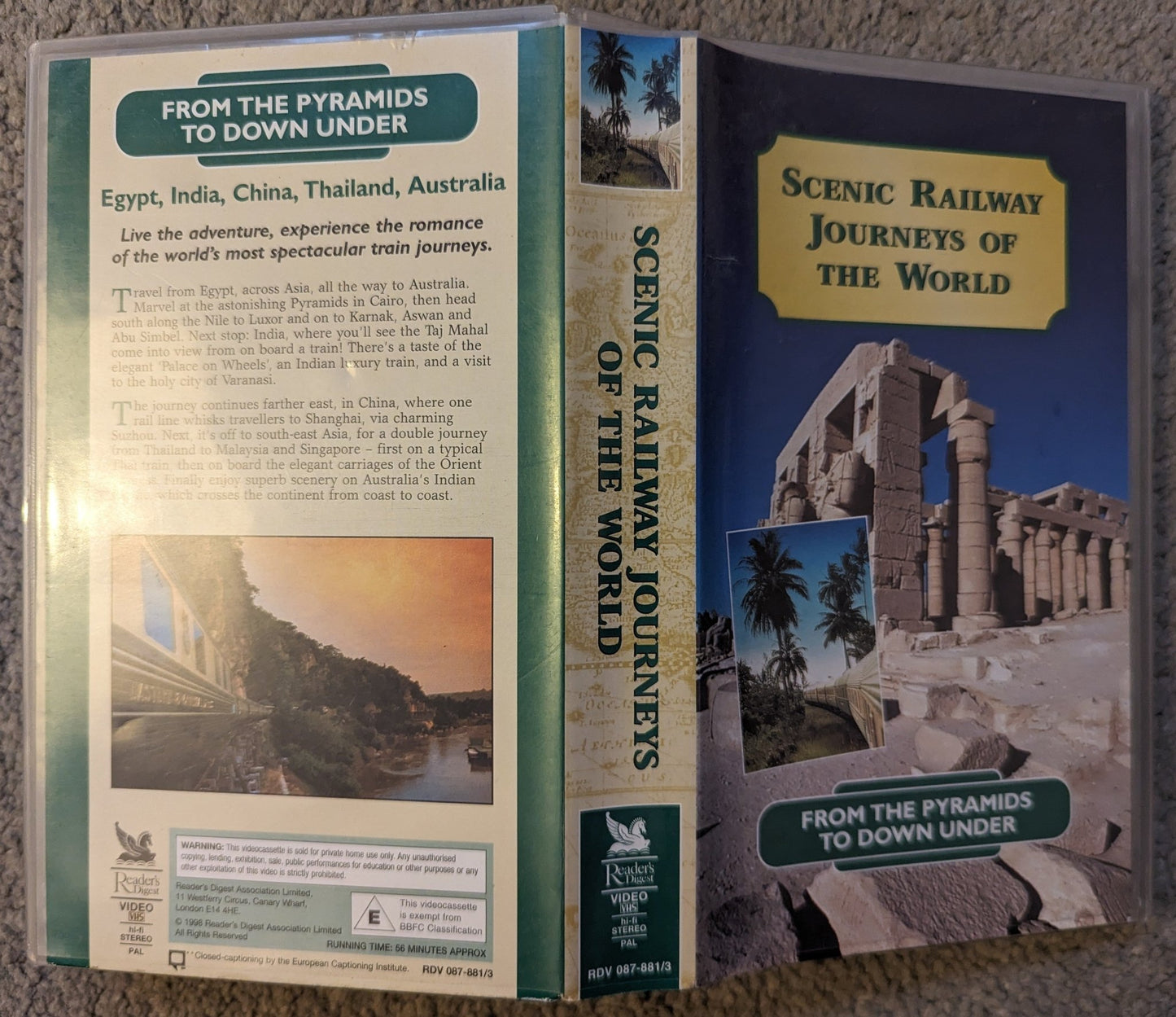 Scenic Railway Journeys Of The World (1998) VHS Video - Flippin Retro Video Shop