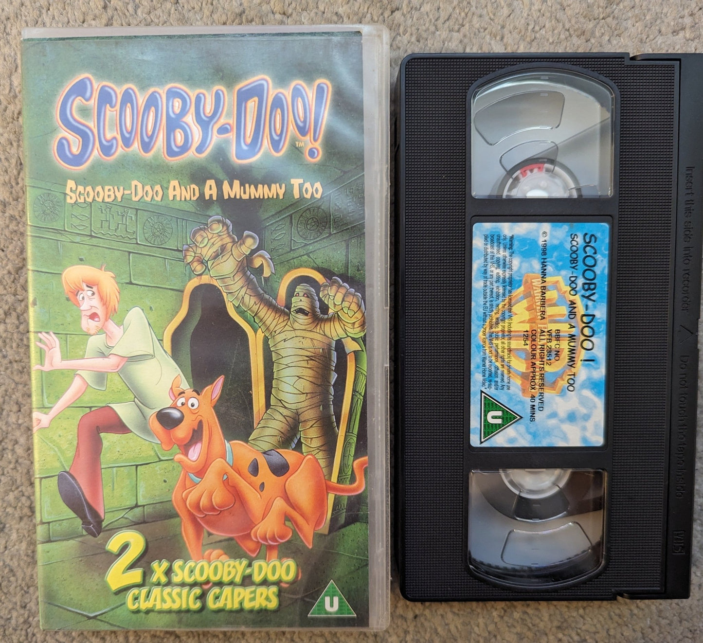 Scooby - Doo and a Mummy Too (1969) VHS Video - Flippin Retro Video Shop