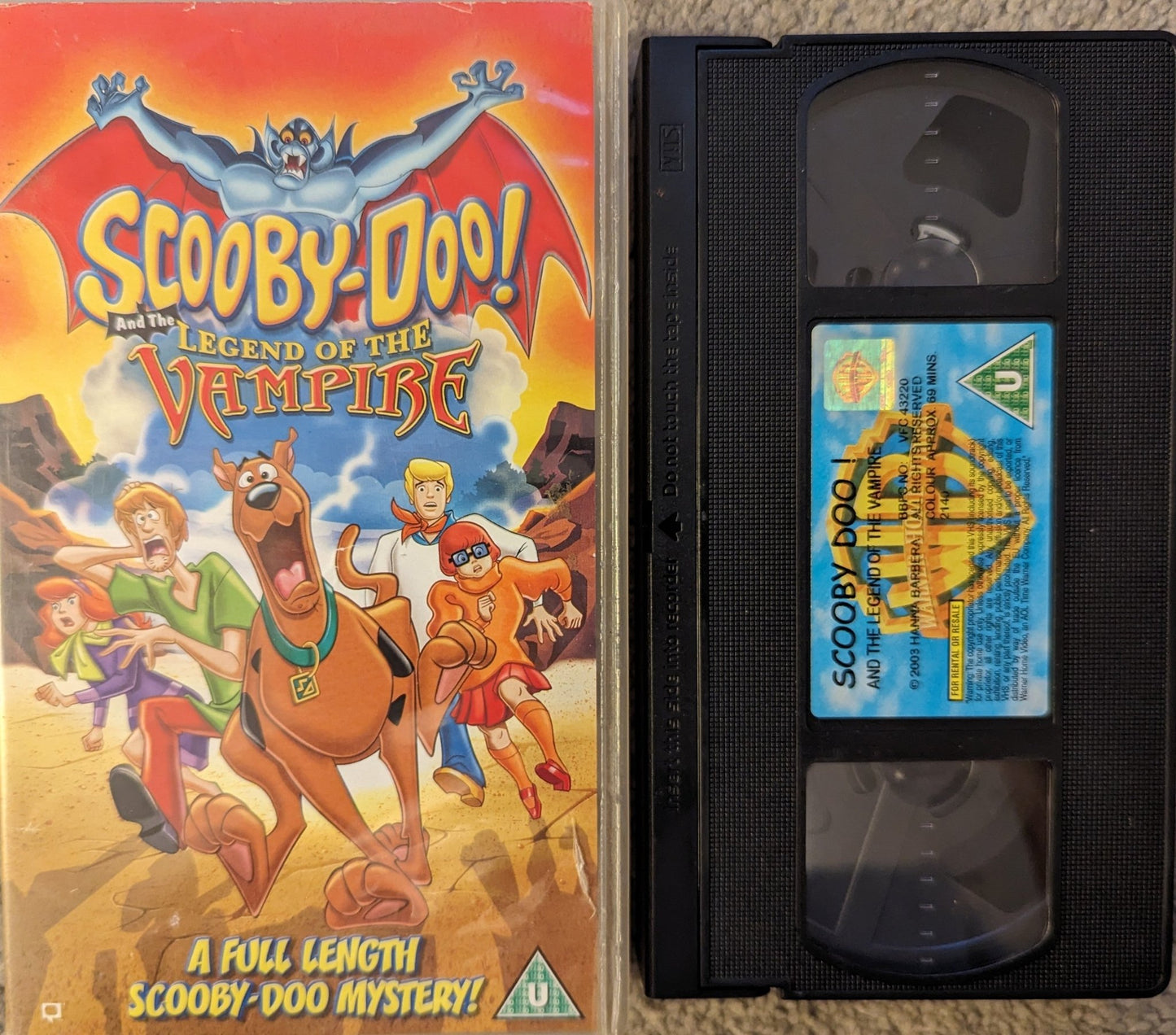 Scooby Doo Legend Of The Vampire VHS Video - Flippin Retro Video Shop