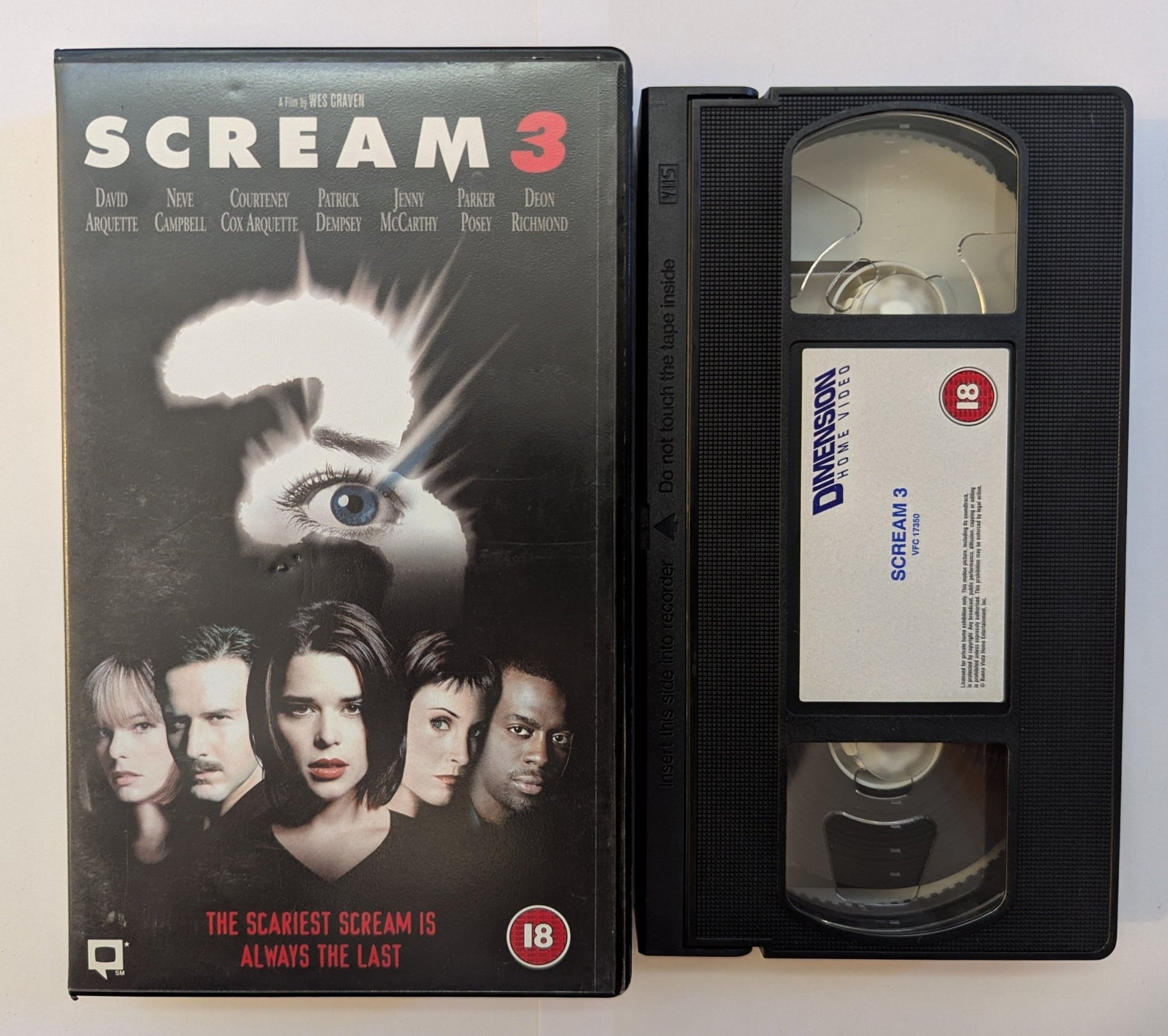 Scream 3 (2000) VHS Video - Flippin Retro Video Shop