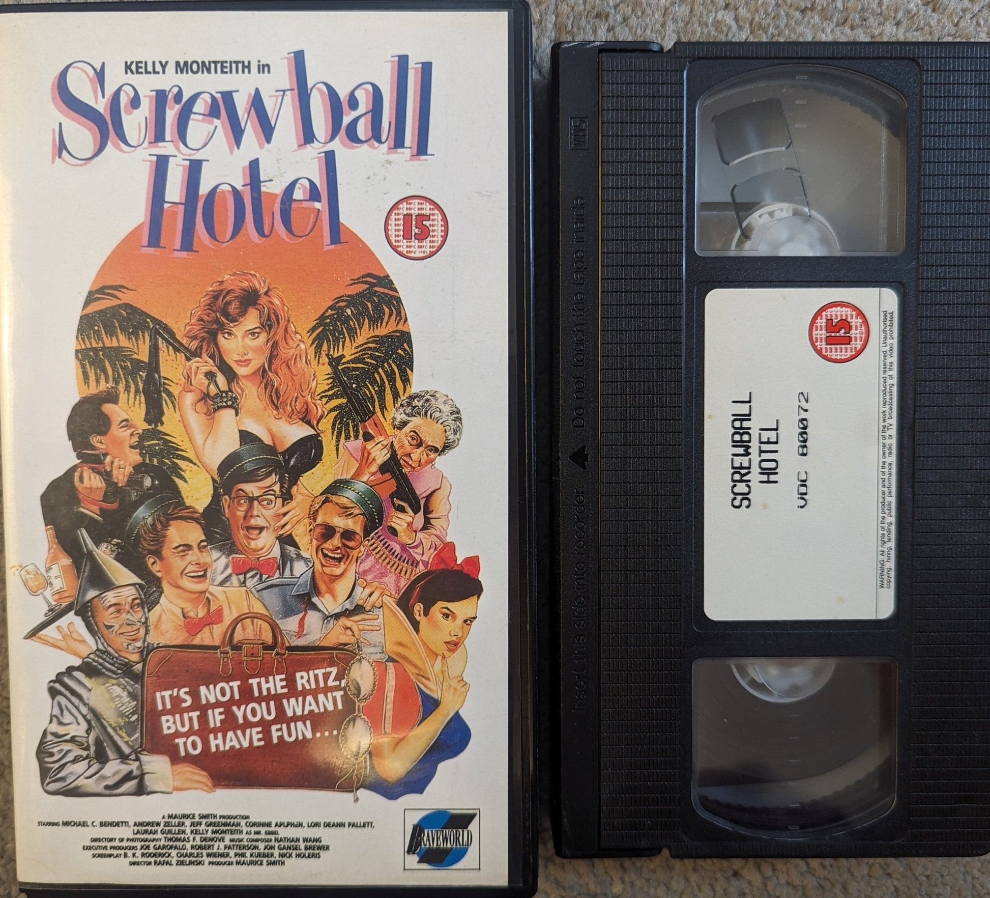 Screwball Hotel (1985) VHS Video - Flippin Retro Video Shop