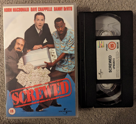 Screwed (2000) VHS Video Ex Rental - Flippin Retro Video Shop