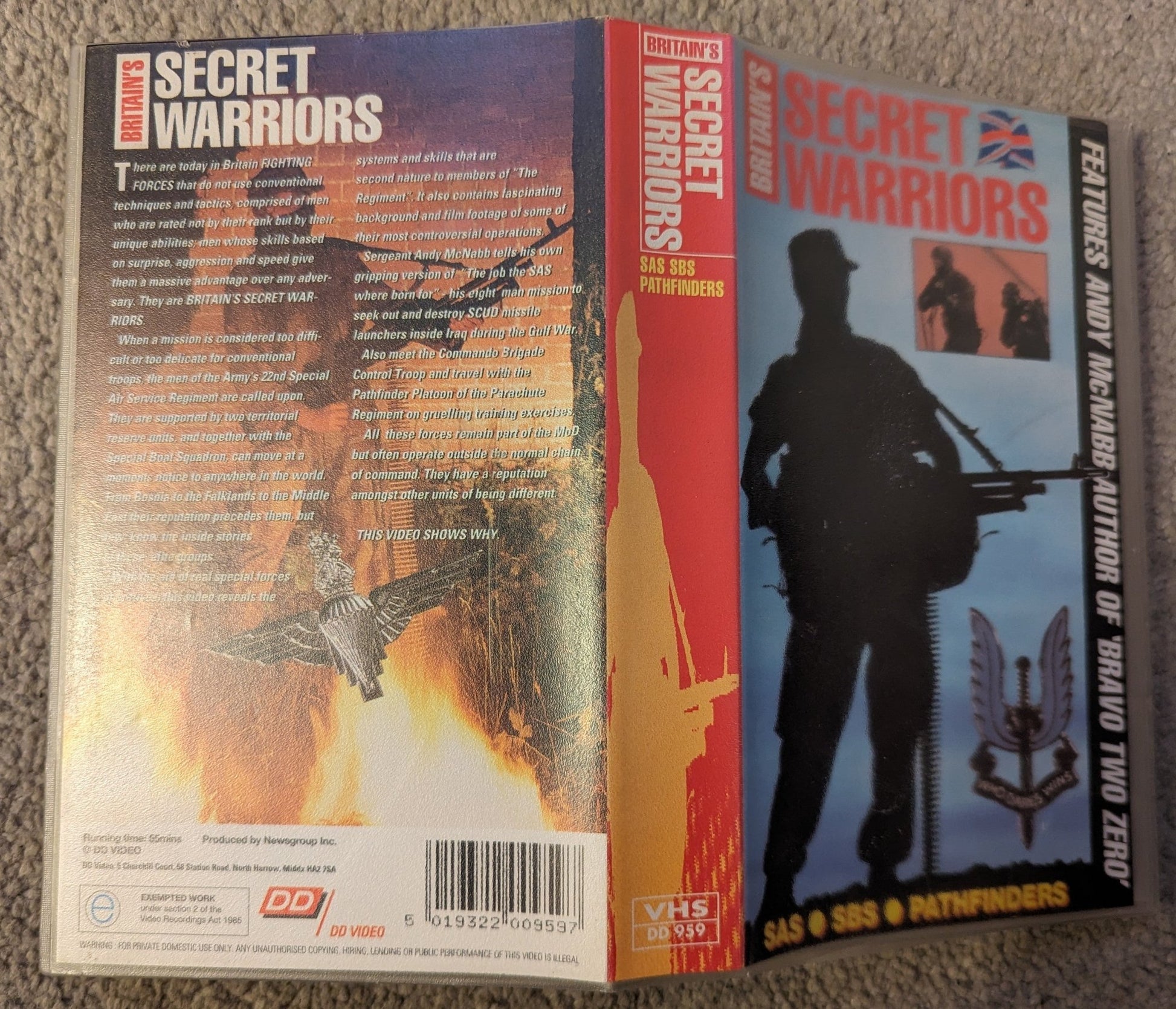 Secret Warriors VHS Video - Flippin Retro Video Shop