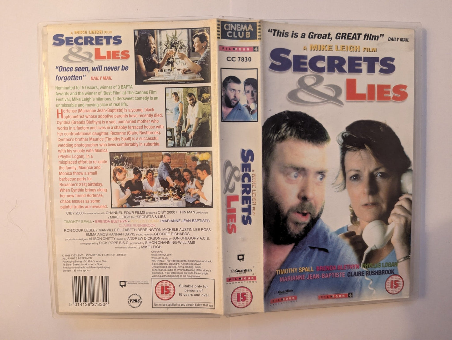 Secrets & Lies (1996) VHS Video - Flippin Retro Video Shop