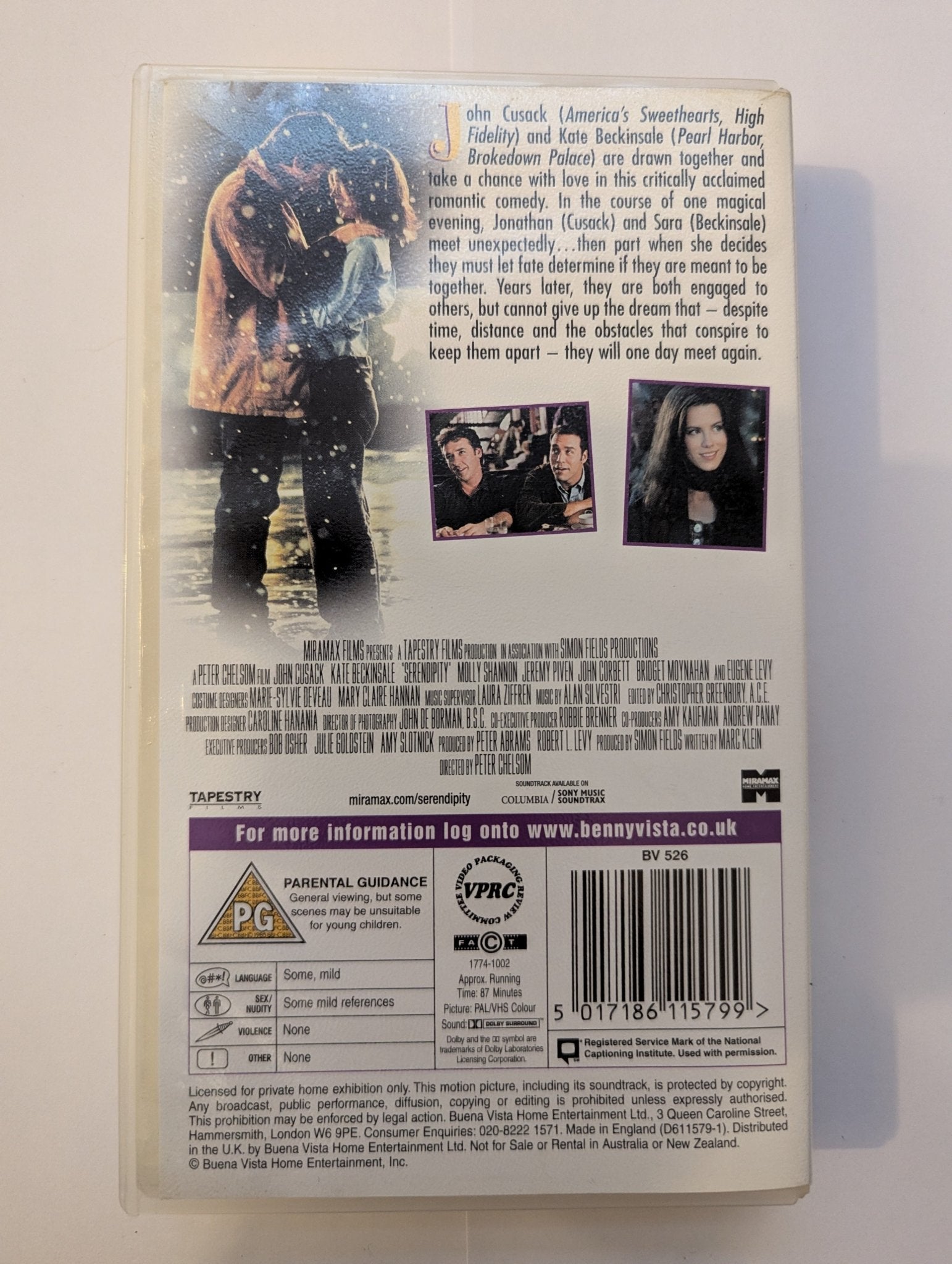 Serendipity (2001) VHS Video - Flippin Retro