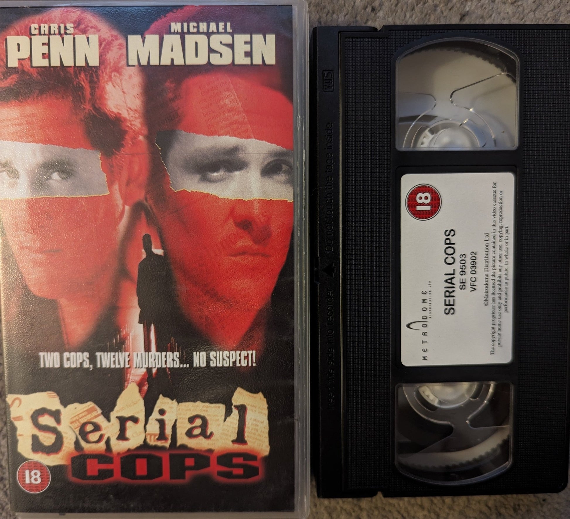 Serial Cops VHS Video - Flippin Retro Video Shop