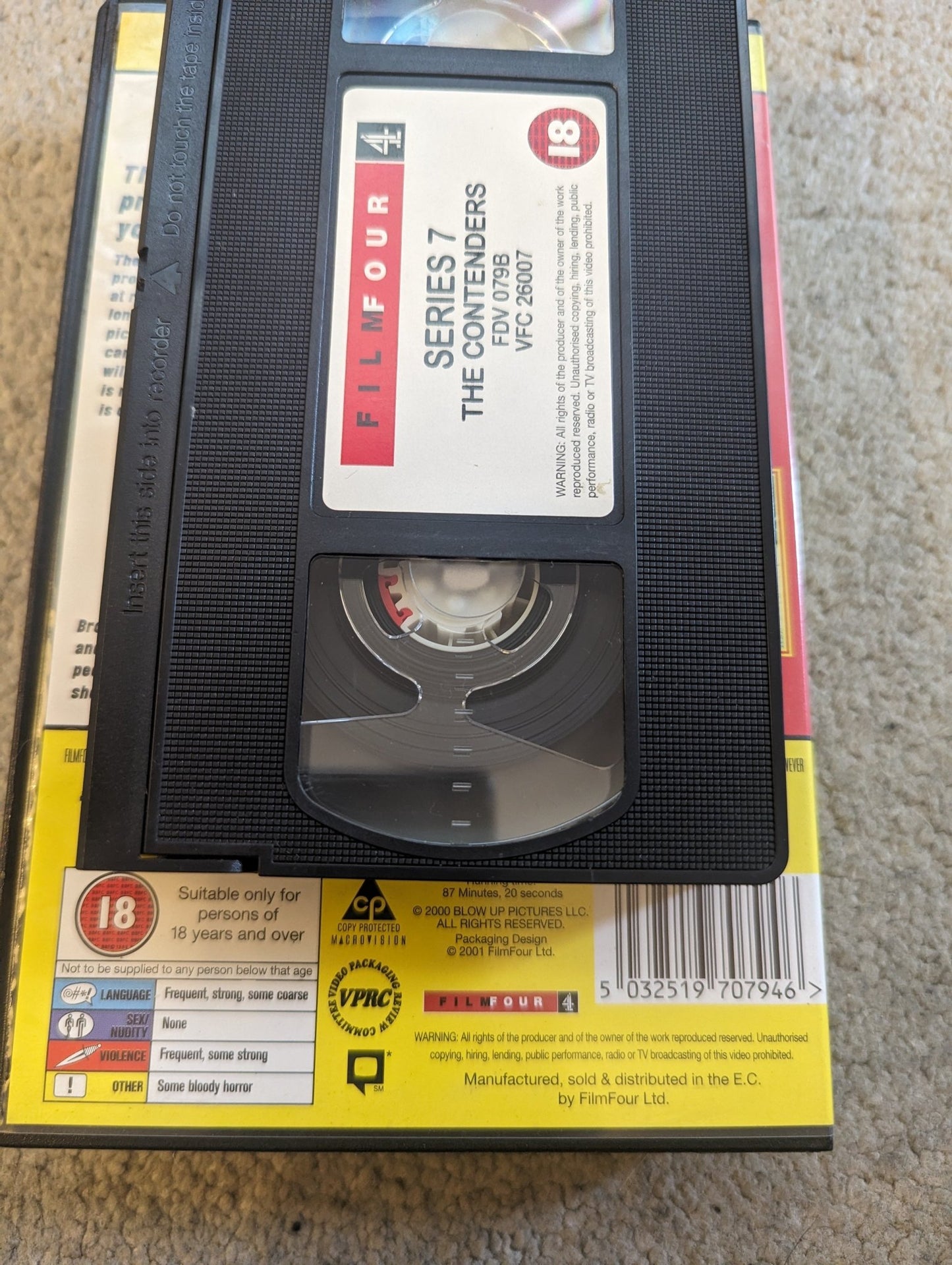 Series 7 The Contenders (2001) VHS Video Ex Rental - Flippin Retro Video Shop