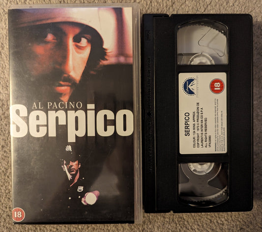 Serpico (1973) VHS Video - Flippin Retro Video Shop