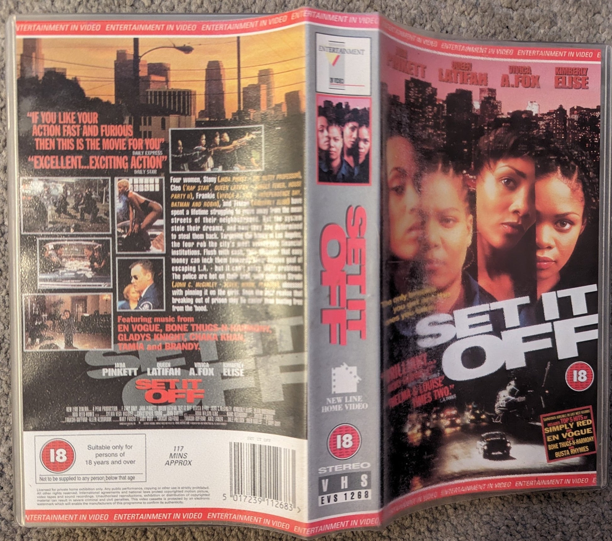 Set It Off (1996) VHS Video - Flippin Retro Video Shop