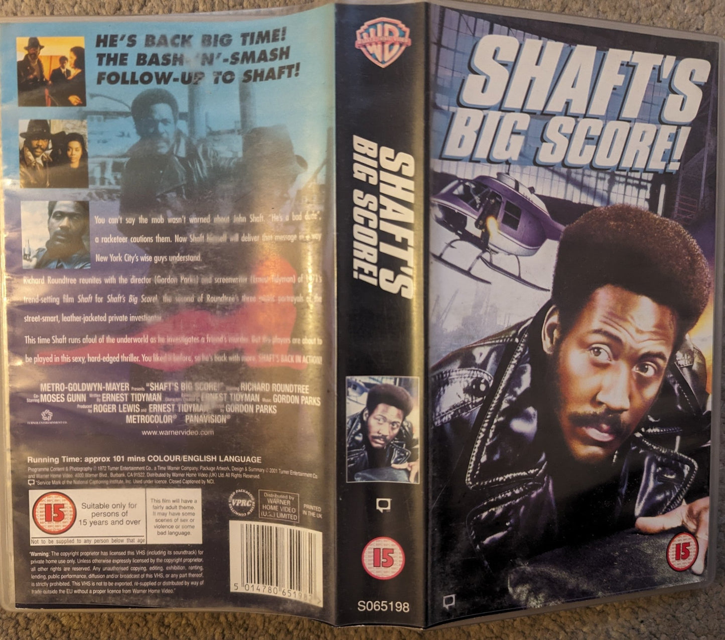 Shafts Big Score (1972) VHS Video *Sealed* - Flippin Retro Video Shop