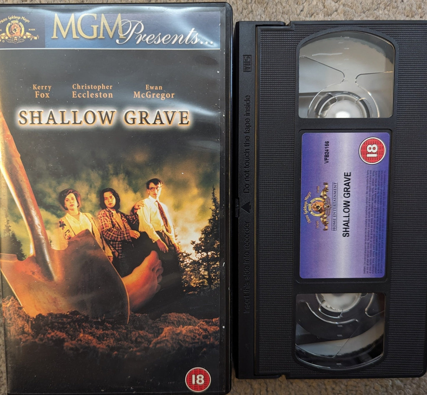 Shallow Grave (1994) VHS Video - Flippin Retro Video Shop