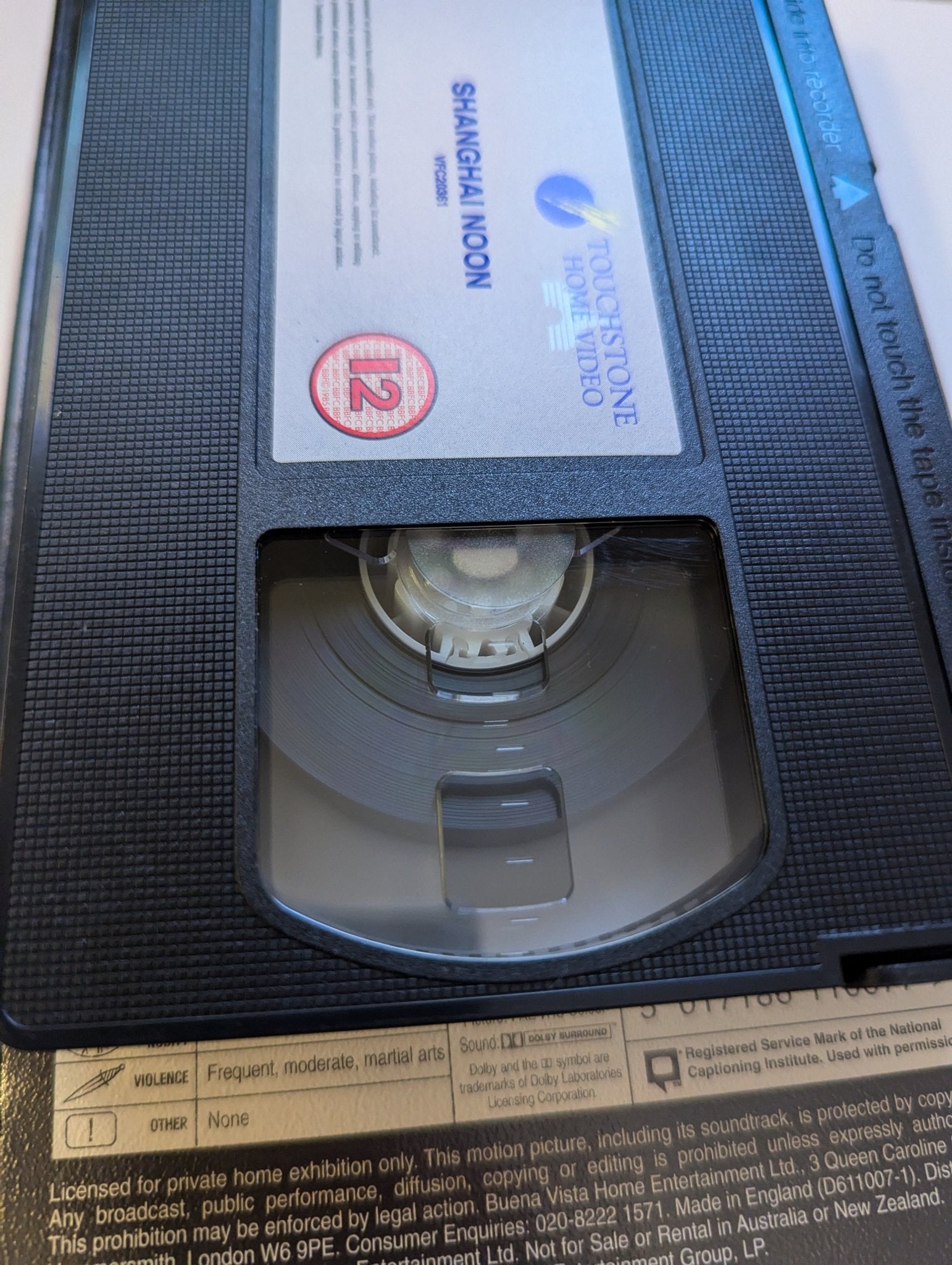 Shanghai Noon (2000) VHS Video - Flippin Retro