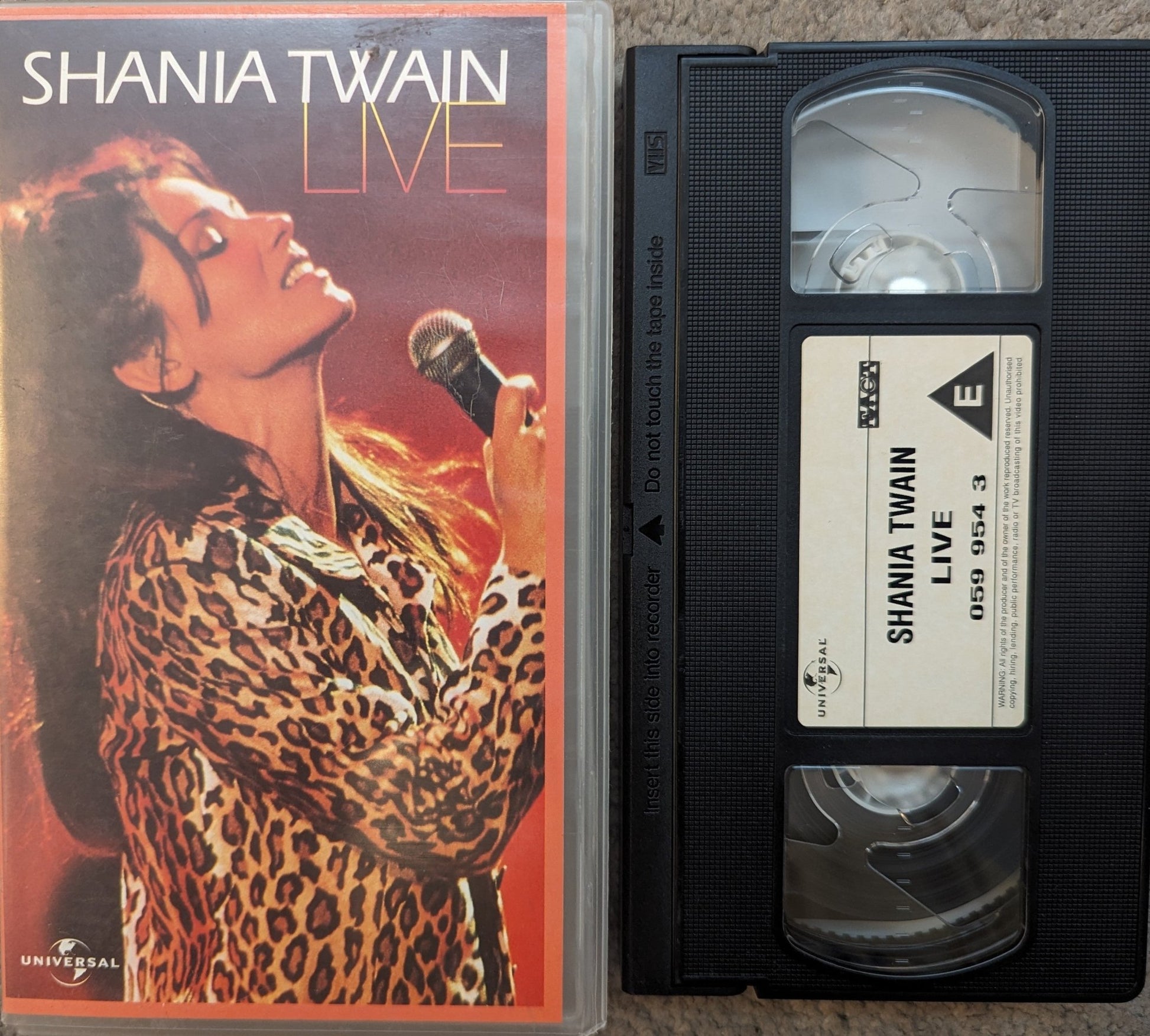 Shania Twain Live VHS Video - Flippin Retro Video Shop