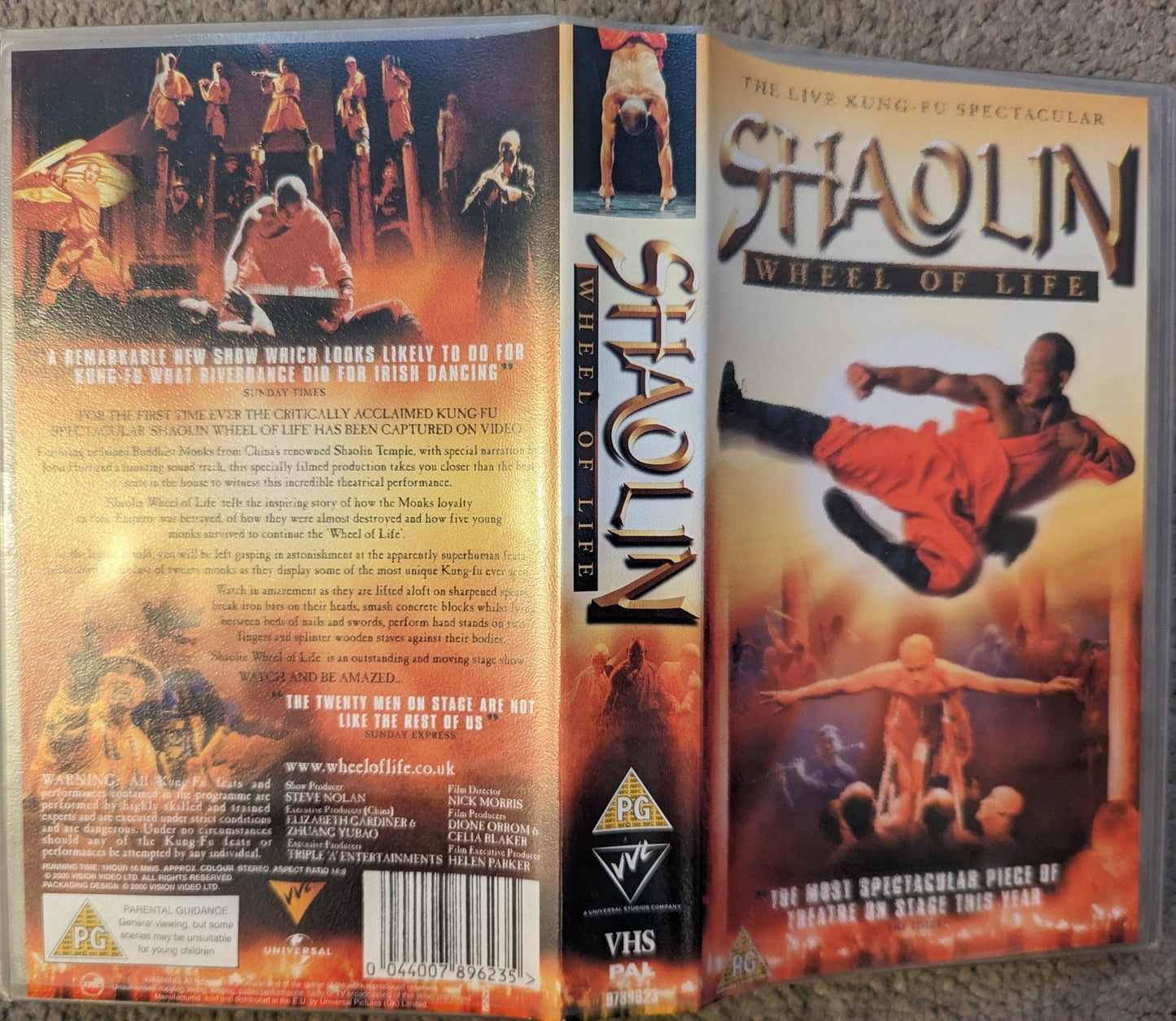 Shaolin Wheel Of Life (2001) VHS Video - Flippin Retro Video Shop