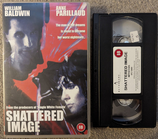 Shattered Image (1998) VHS Video Ex Rental - Flippin Retro Video Shop