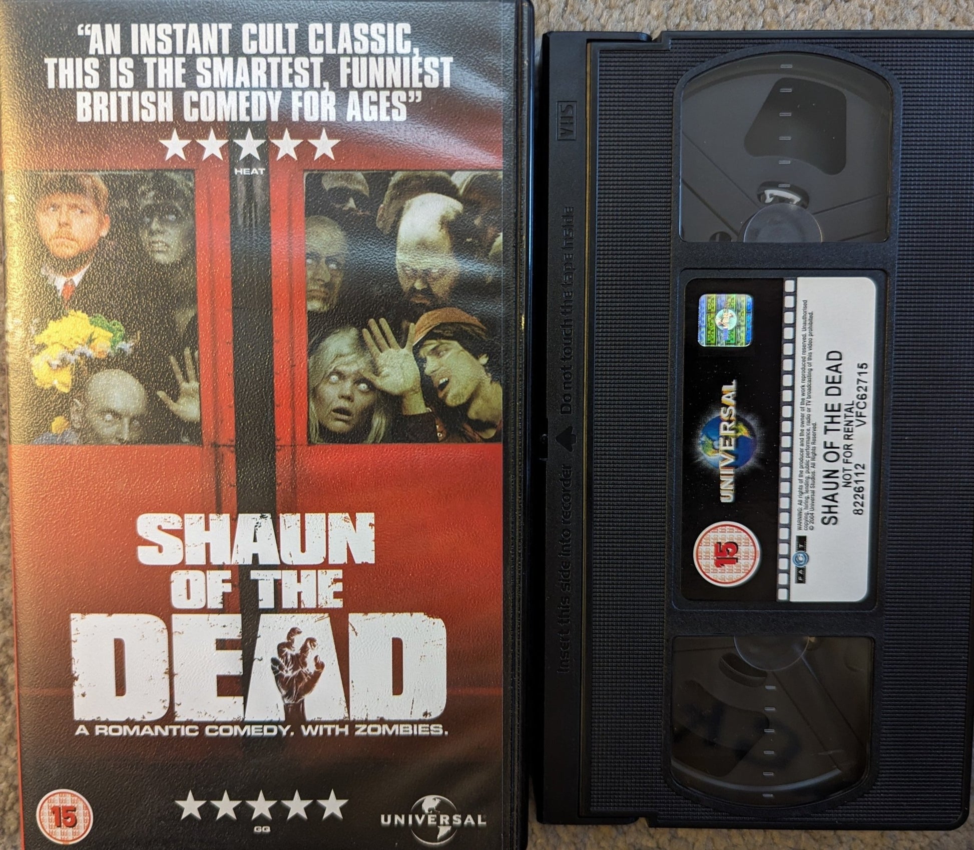 Shaun Of The Dead (2004) VHS Video - Flippin Retro Video Shop