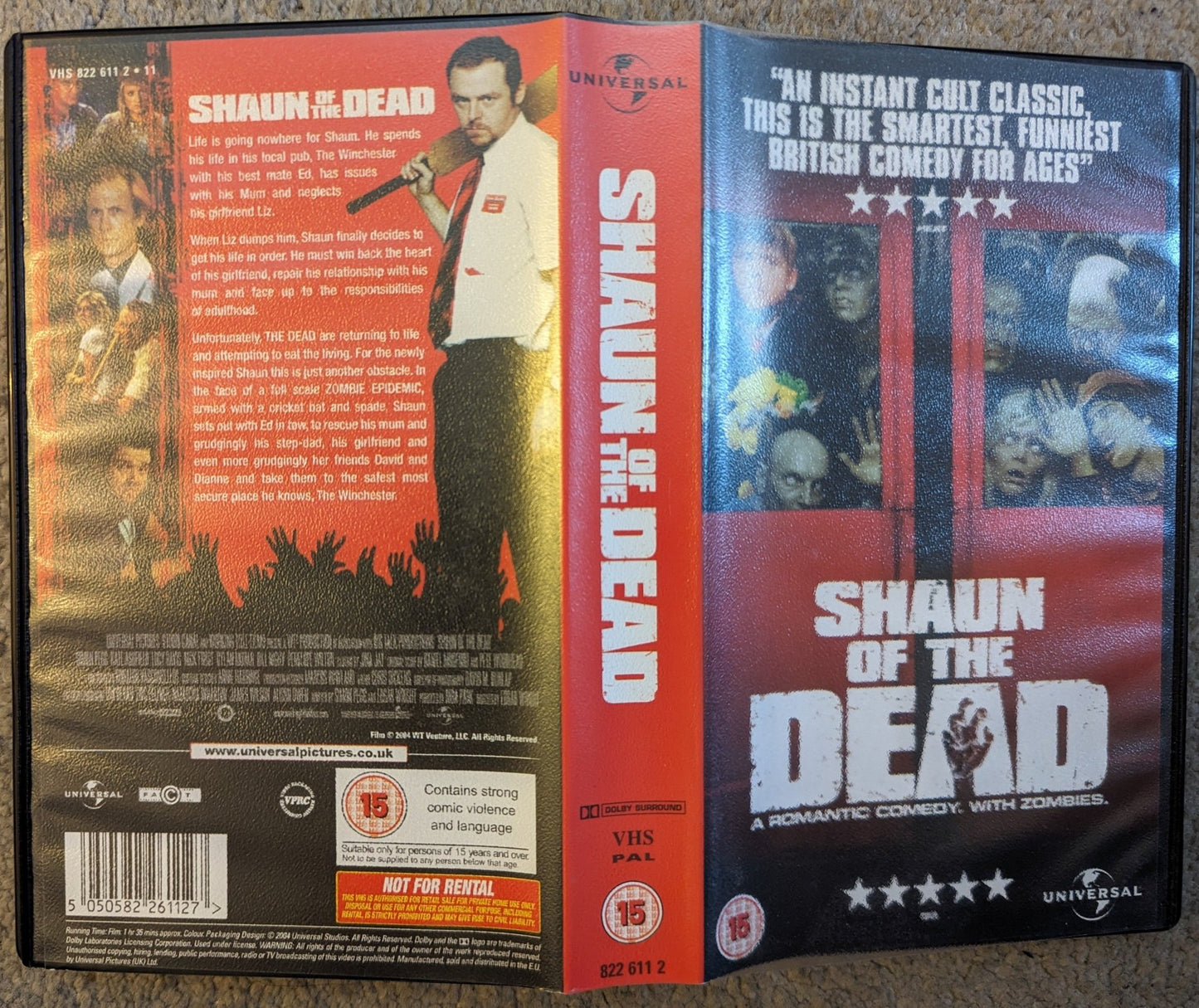 Shaun Of The Dead (2004) VHS Video - Flippin Retro Video Shop