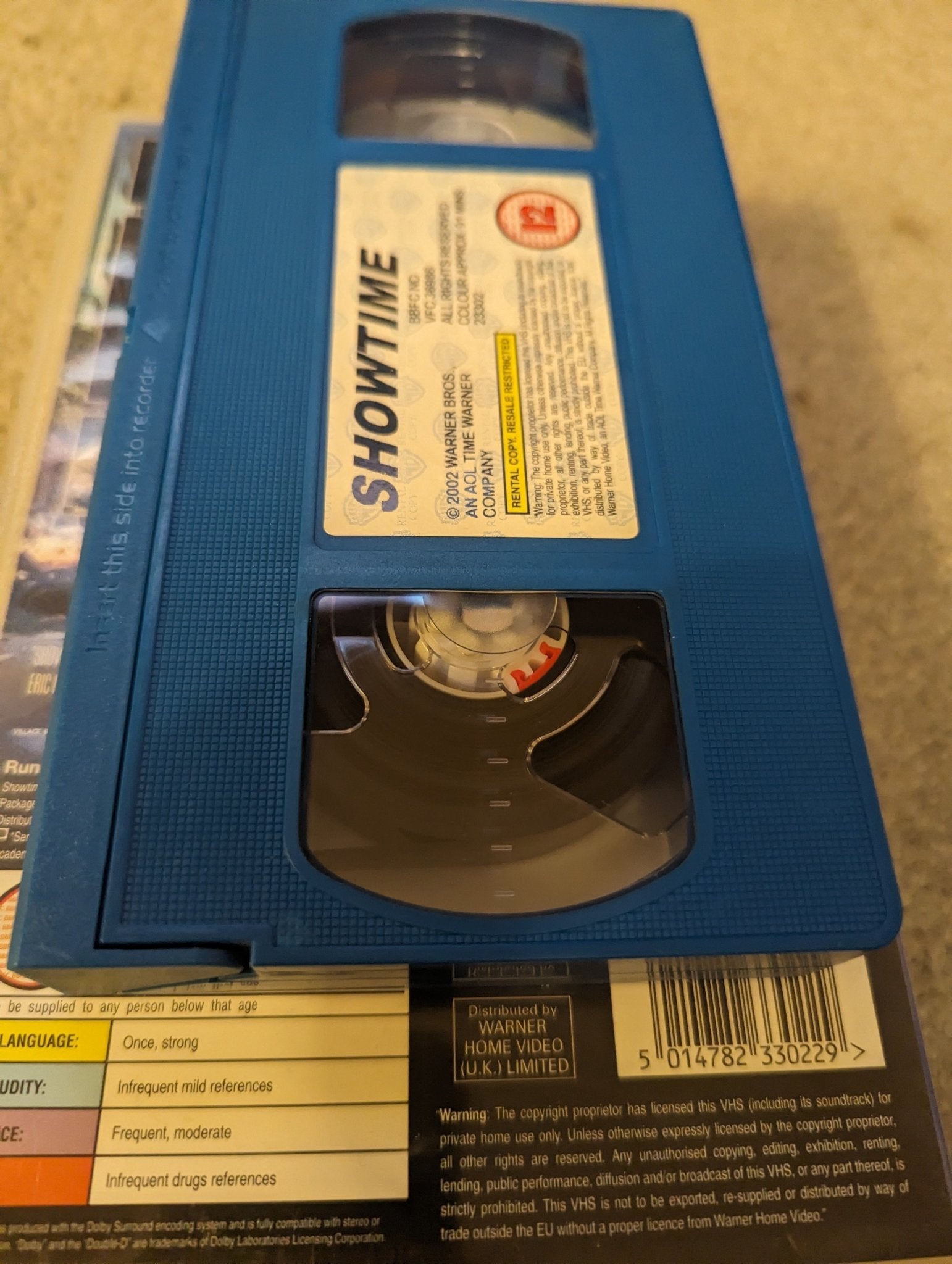 Showtime (2002) VHS Video Ex Rental - Flippin Retro Video Shop