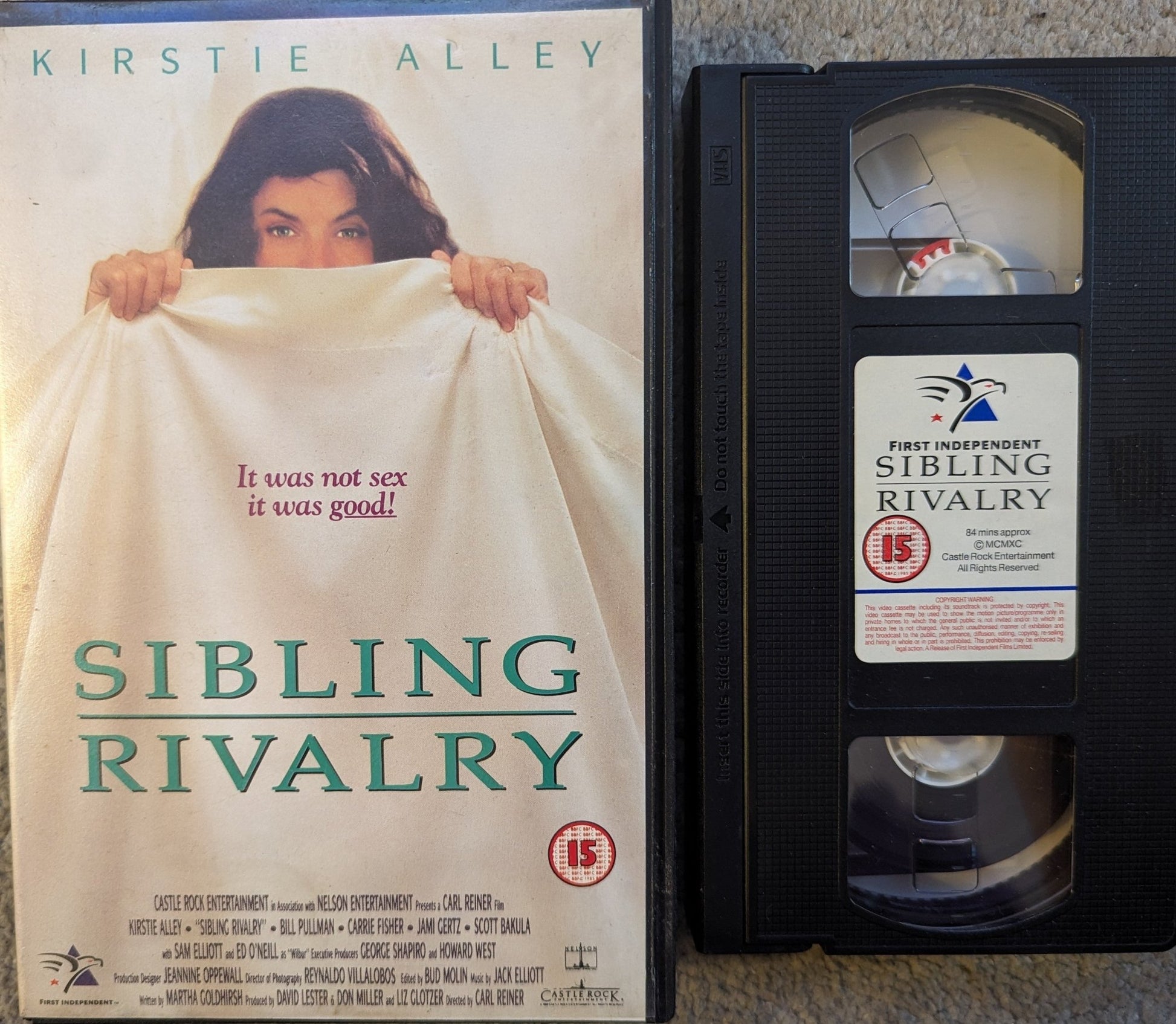 Sibling Rivalry (1990) VHS Video Ex Rental - Flippin Retro Video Shop