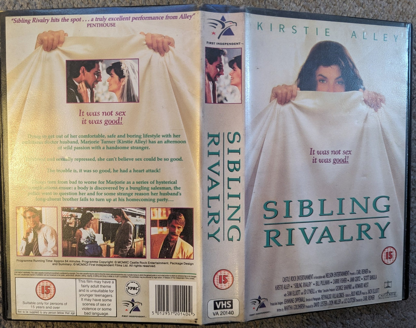 Sibling Rivalry (1990) VHS Video Ex Rental - Flippin Retro Video Shop