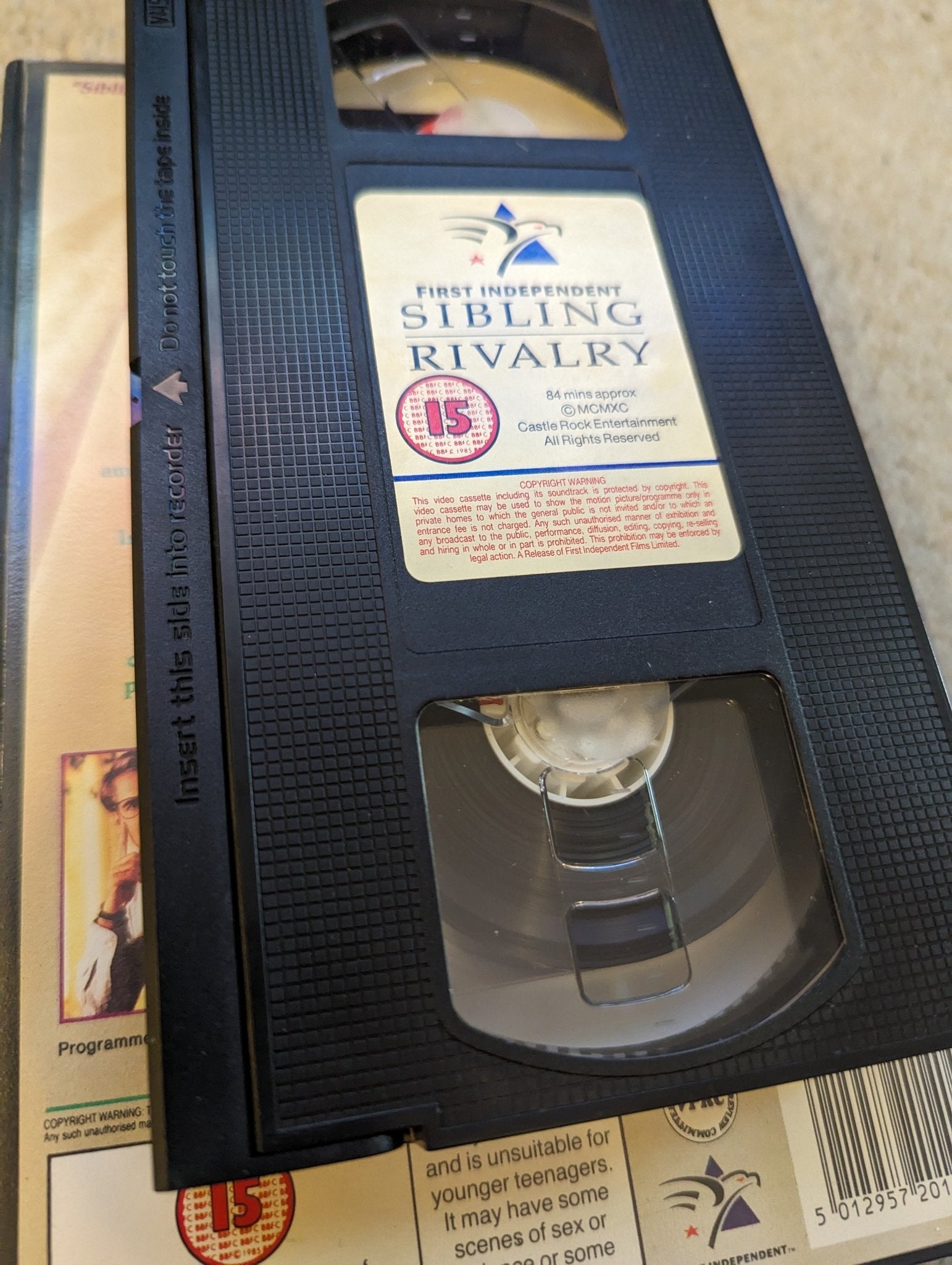 Sibling Rivalry (1990) VHS Video Ex Rental - Flippin Retro Video Shop