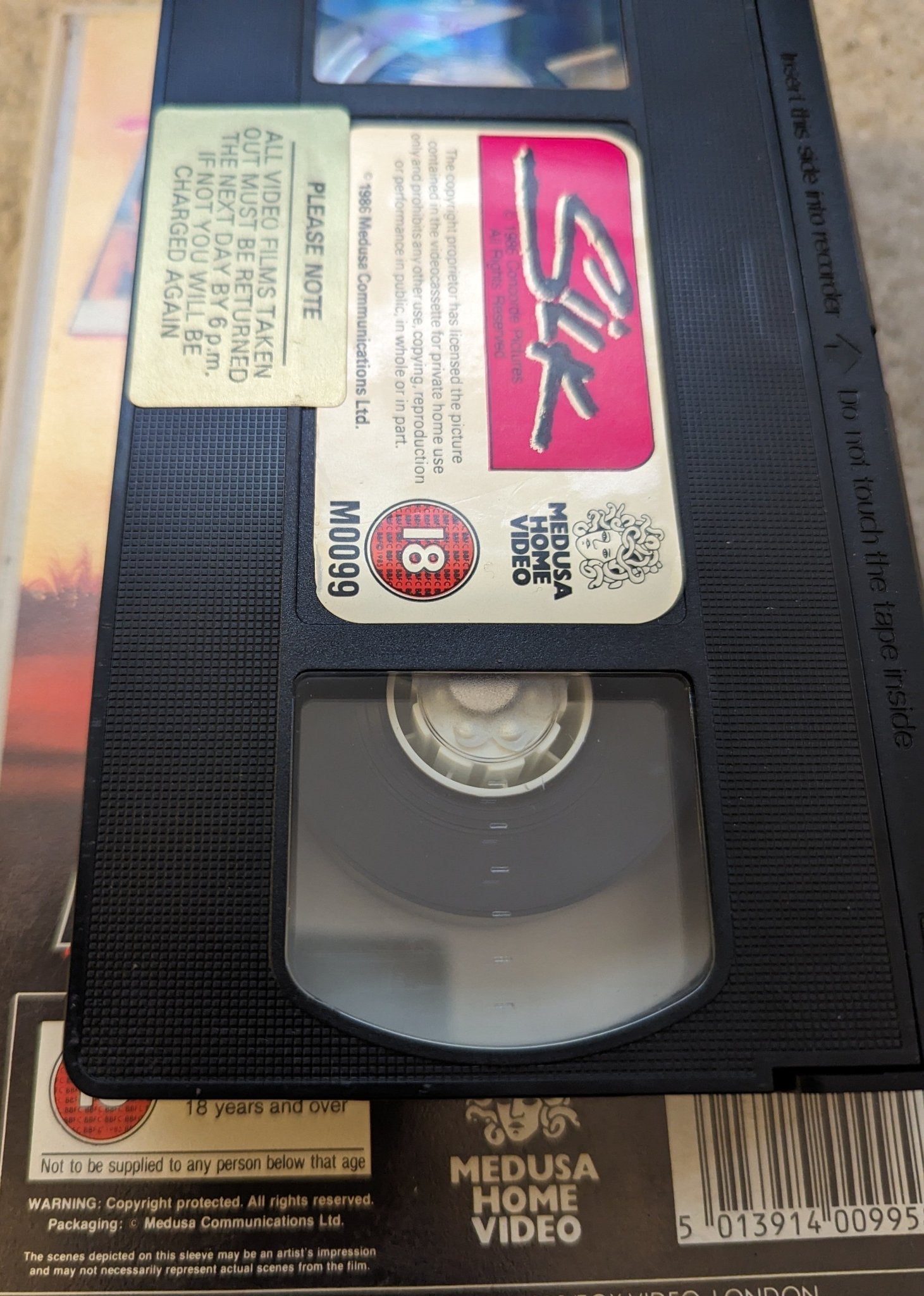 Silk (1986) VHS Video Ex Rental - Flippin Retro Video Shop