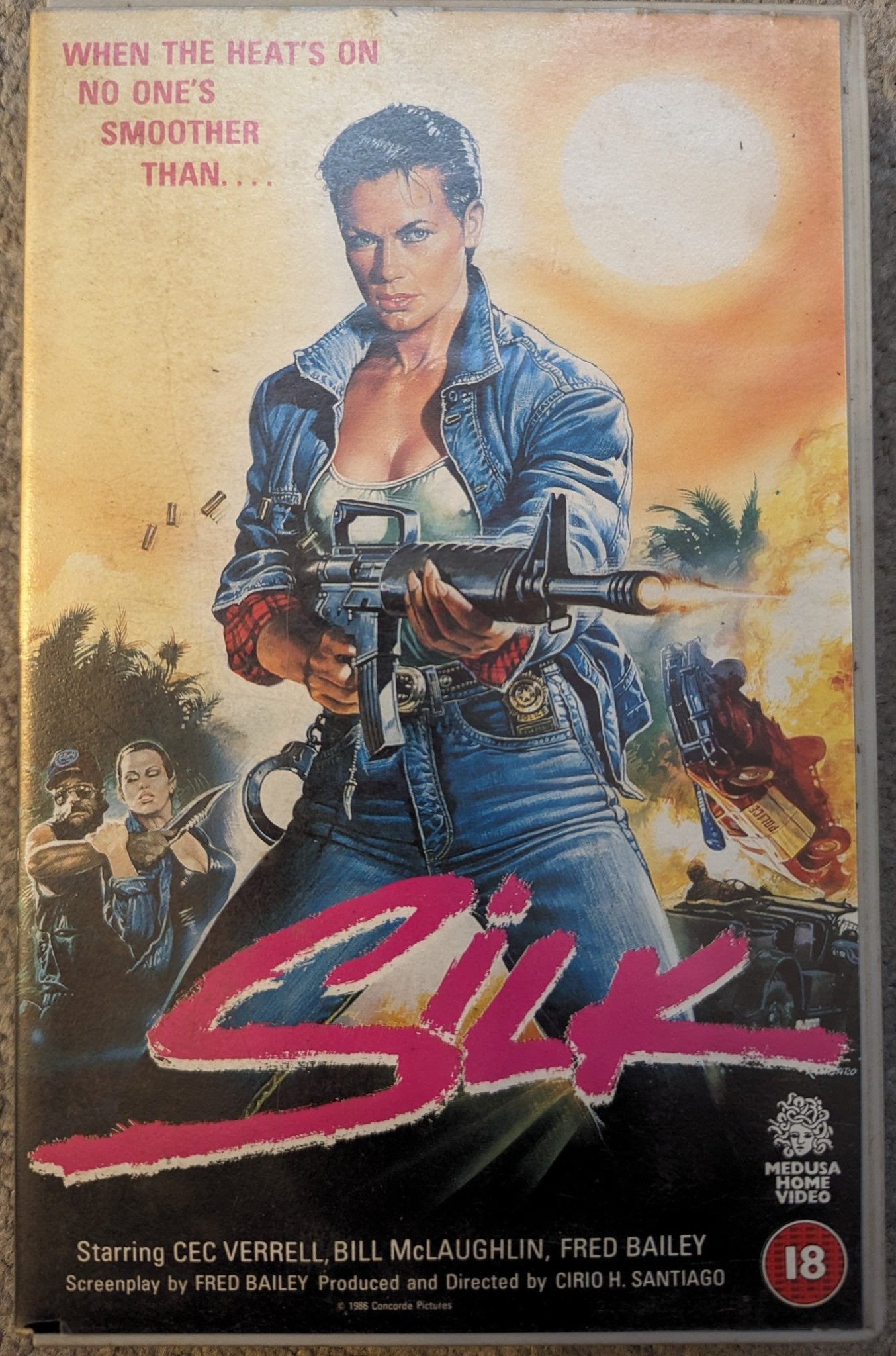 Silk (1986) VHS Video Ex Rental - Flippin Retro Video Shop