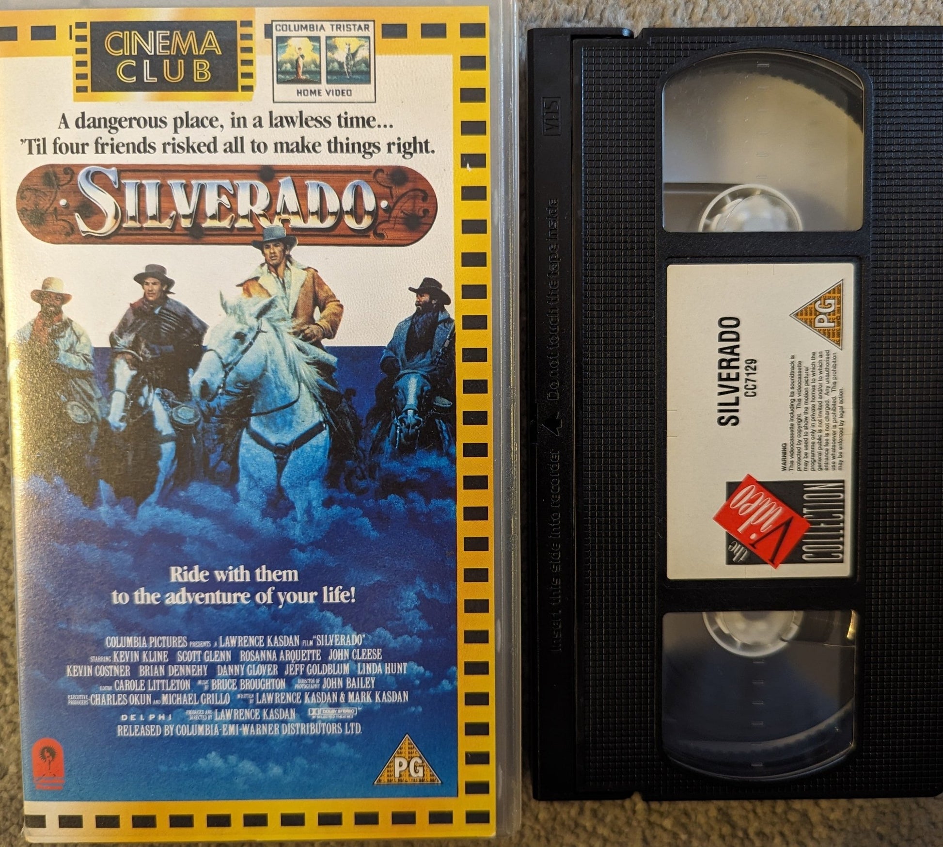 Silverado (1985) VHS Video Cinema Club - Flippin Retro Video Shop