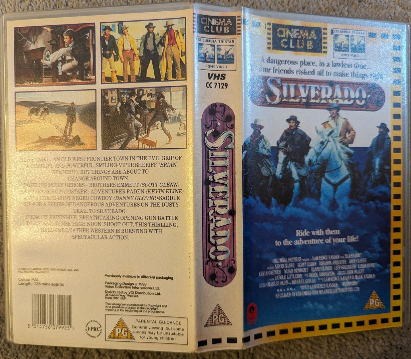 Silverado (1985) VHS Video Cinema Club - Flippin Retro Video Shop