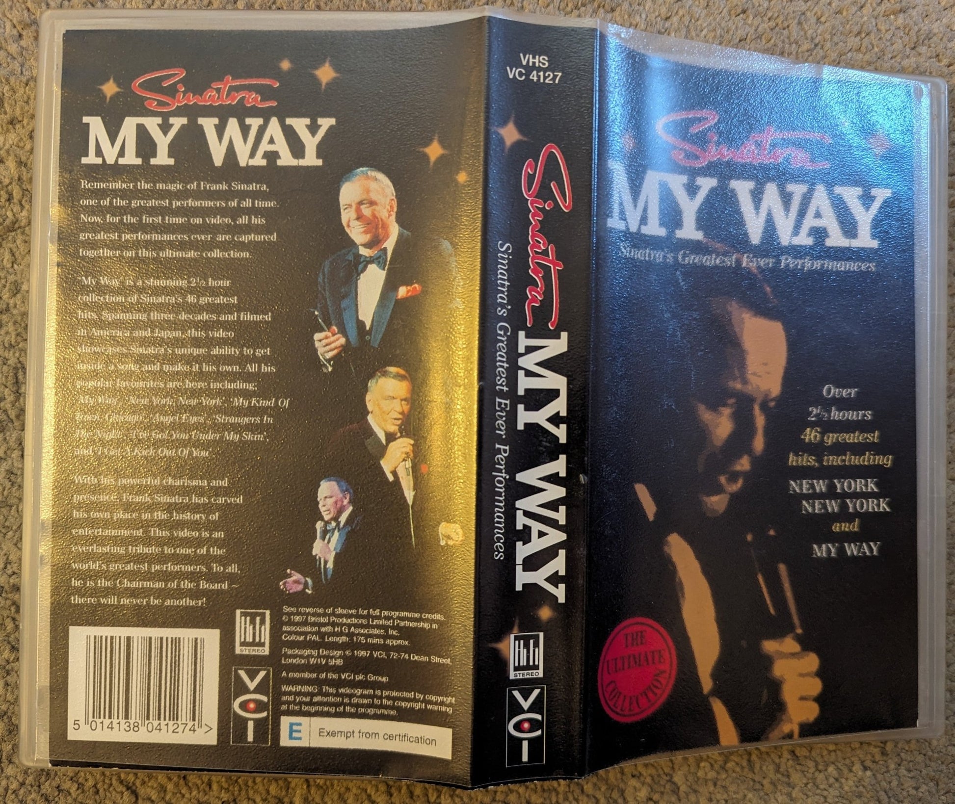 Sinatra My Way VHS Video - Flippin Retro Video Shop