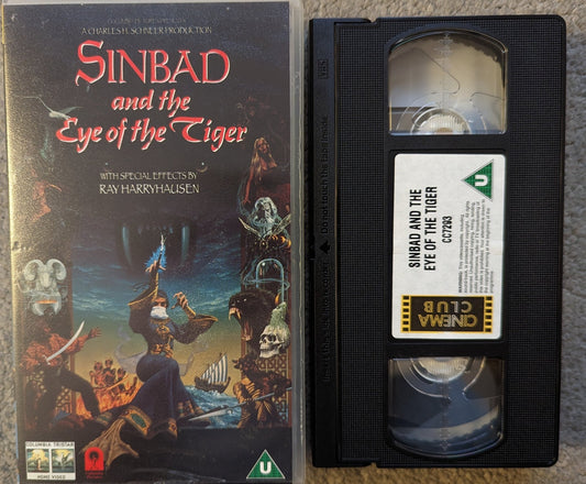 Sinbad And The Eye Of The Tiger (1977) VHS Video - Flippin Retro Video Shop