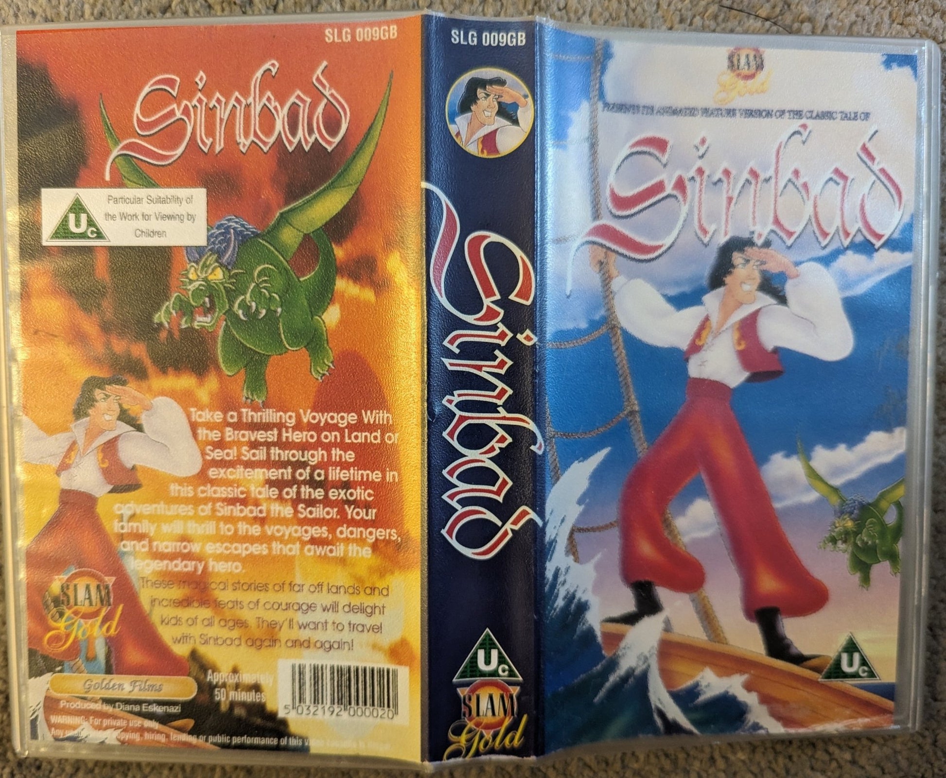 Sinbad VHS Video - Flippin Retro Video Shop