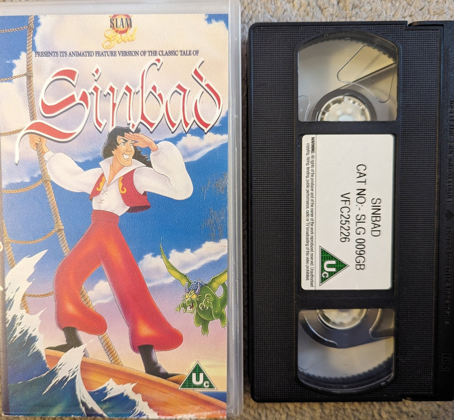 Sinbad VHS Video - Flippin Retro Video Shop