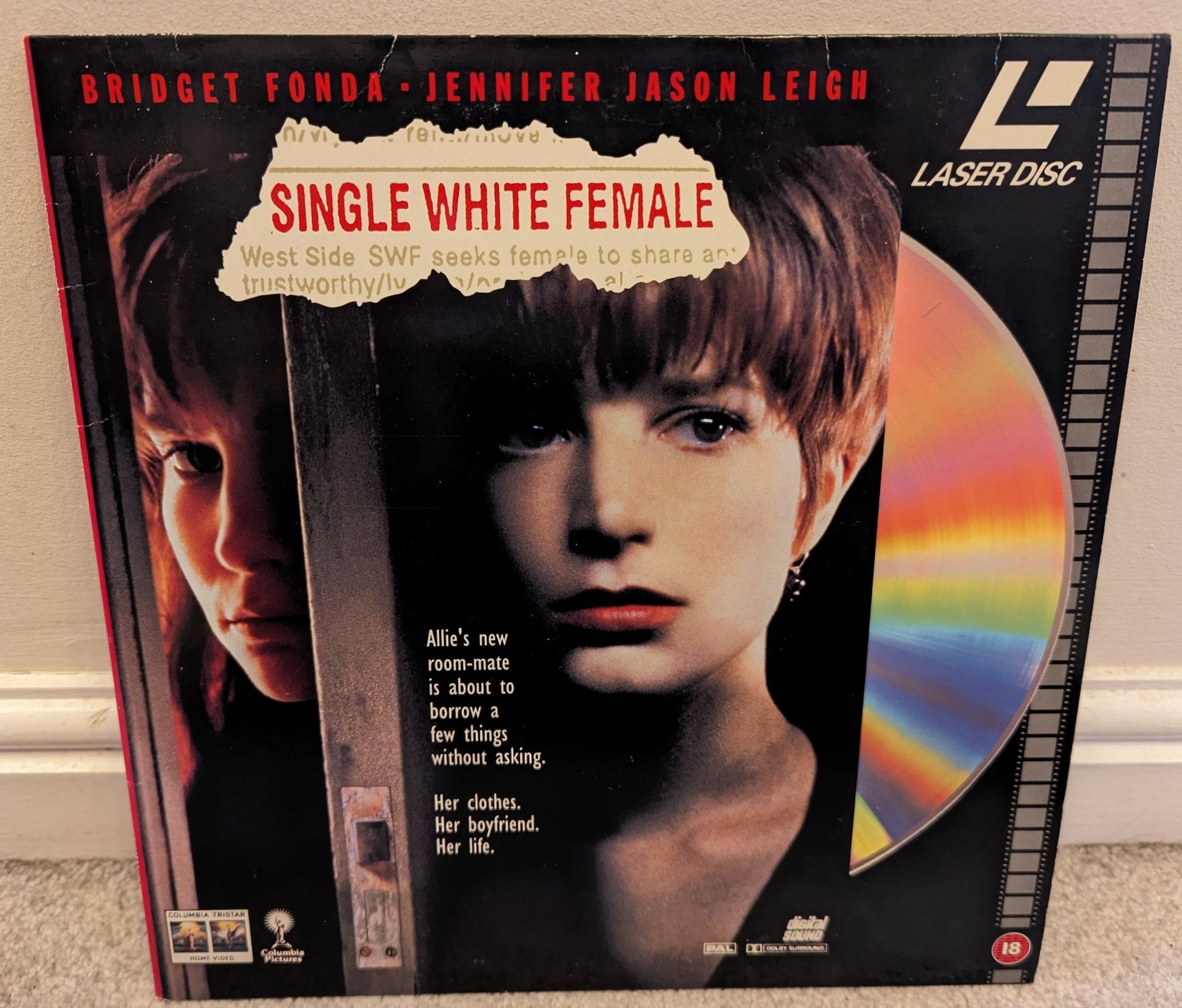 Single White Female (1992) Laserdisc NTSC - Flippin Retro Video Shop