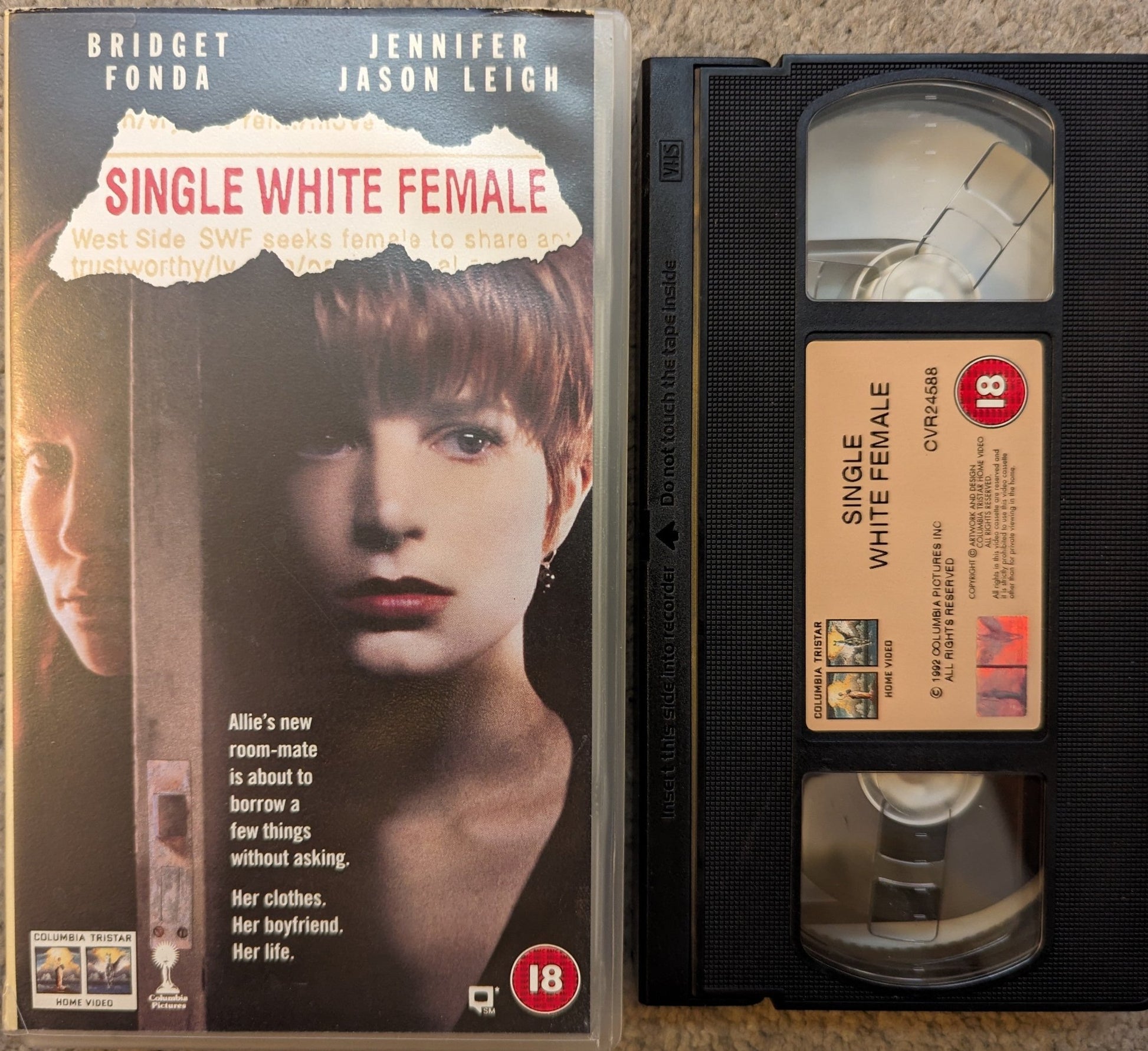 Single White Female (1992) VHS Video - Flippin Retro Video Shop