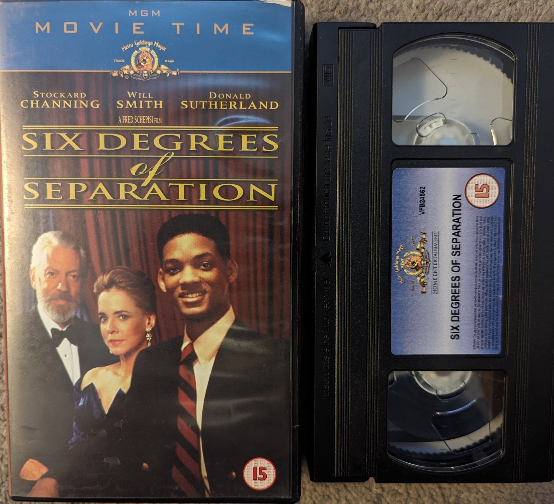 Six Degrees Of Separation (1993) VHS Video - Flippin Retro Video Shop