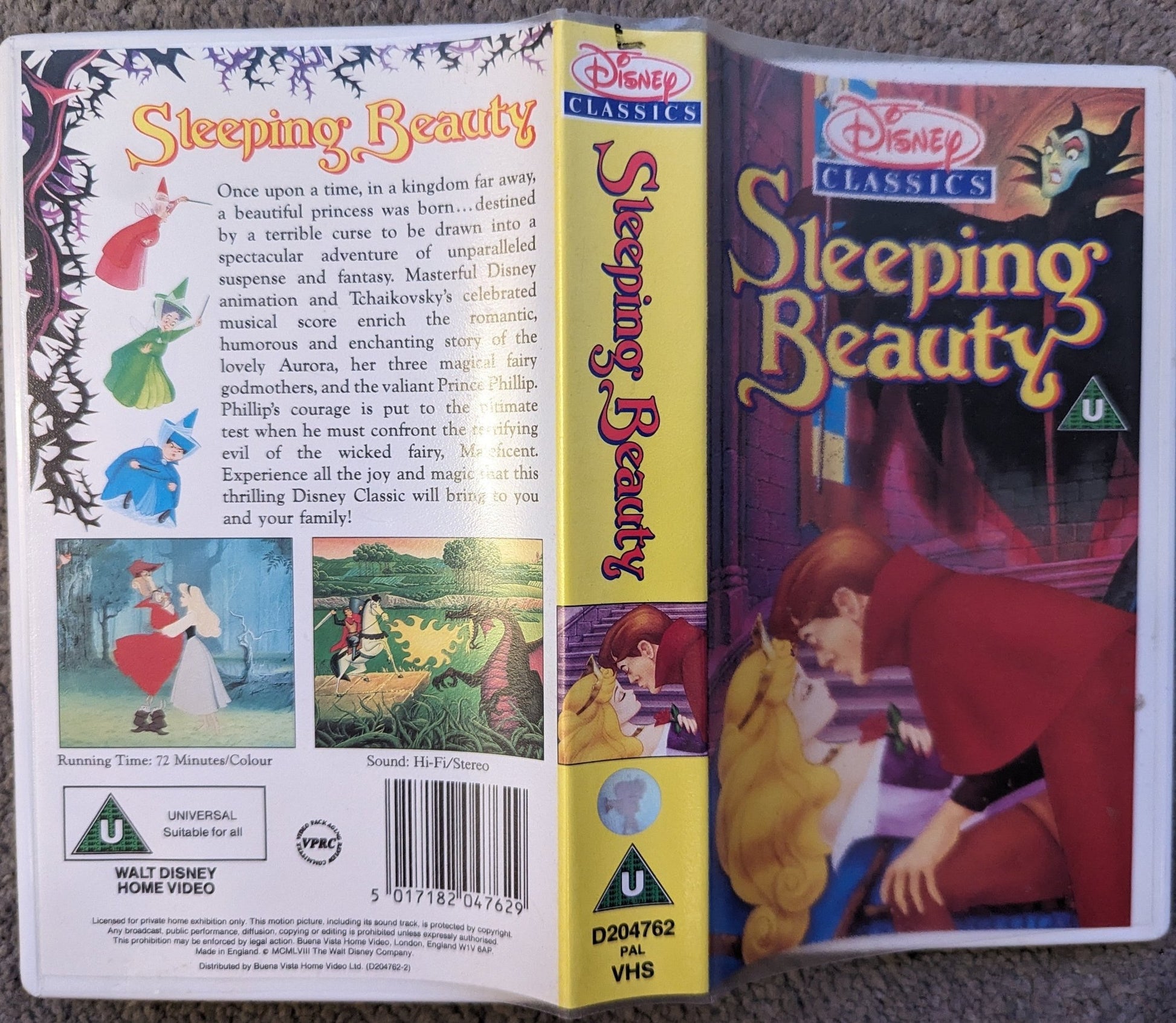 Sleeping Beauty (1959) VHS Video - Flippin Retro Video Shop