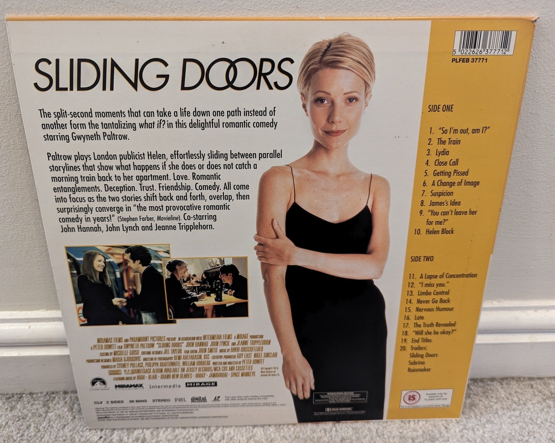 Sliding Doors (1998) Laserdisc PAL - Flippin Retro Video Shop