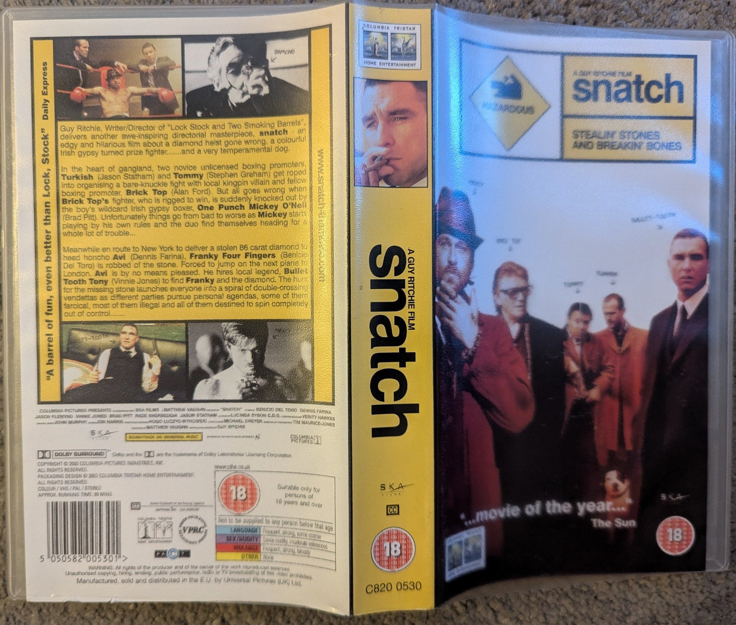 Snatch (2000) VHS Video - Flippin Retro Video Shop