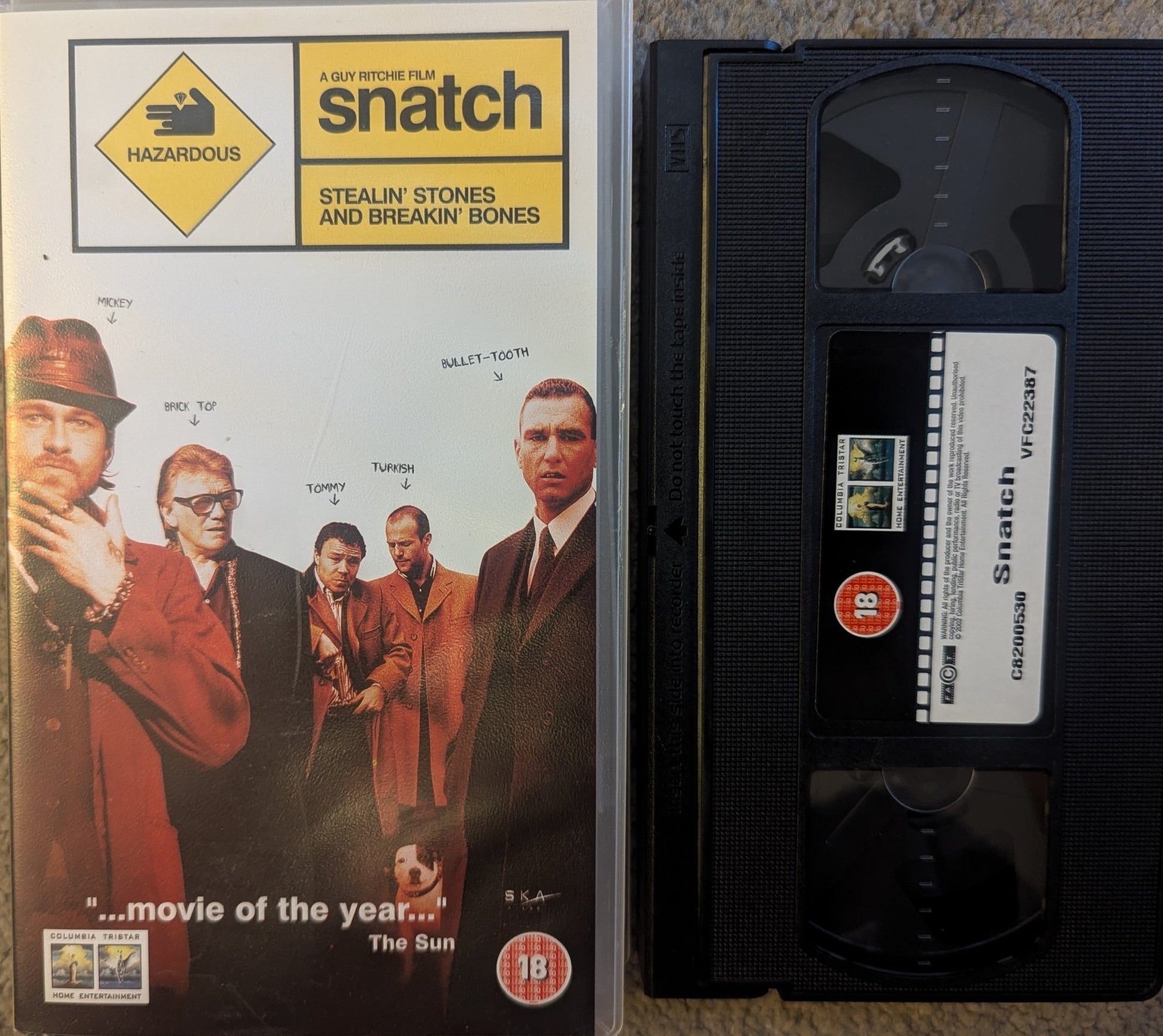 Snatch (2000) VHS Video - Flippin Retro Video Shop