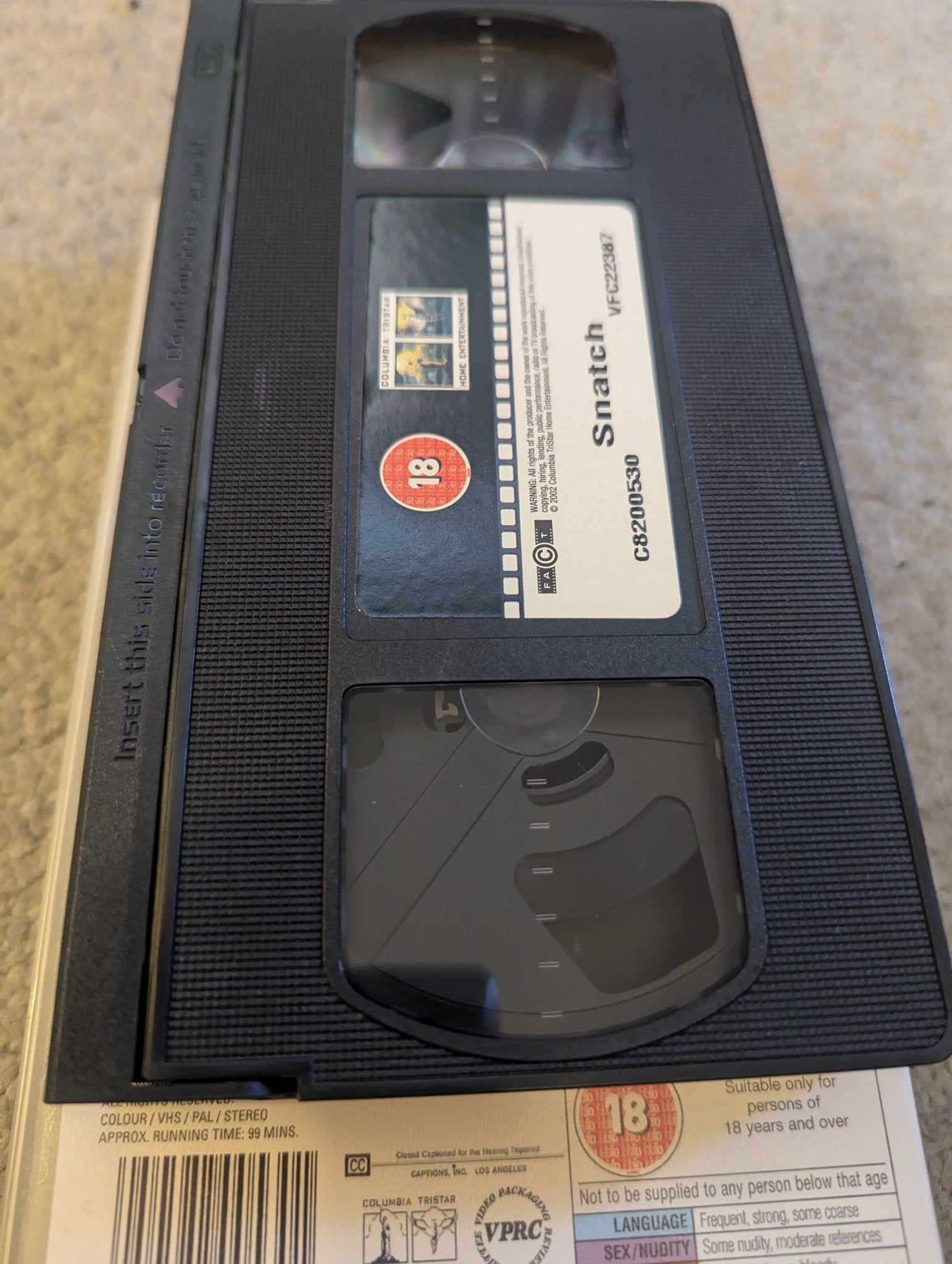 Snatch (2000) VHS Video - Flippin Retro Video Shop